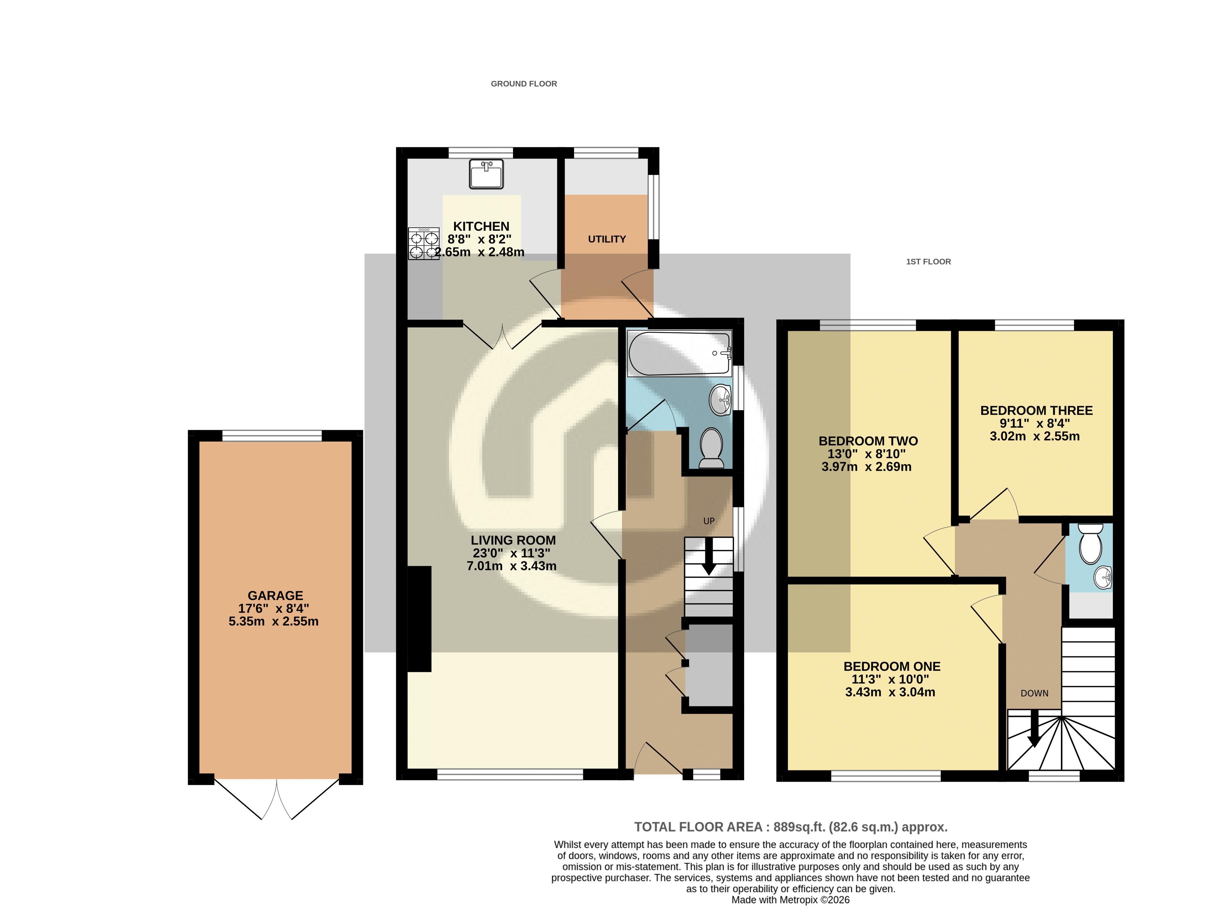 20, Elm Close, Bedford floorplan