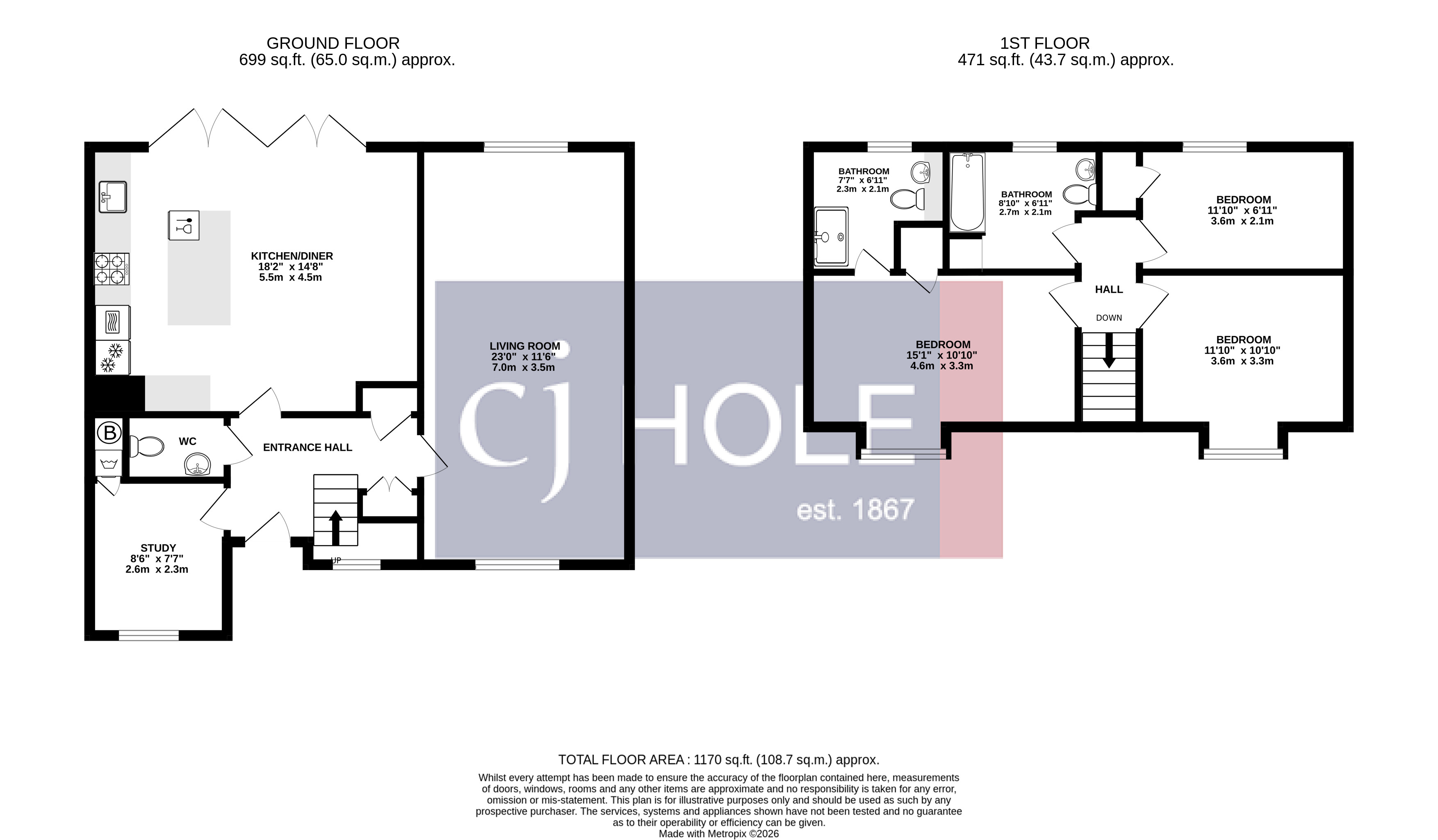 Hill View,, Frenchay Road, Somerset floorplan