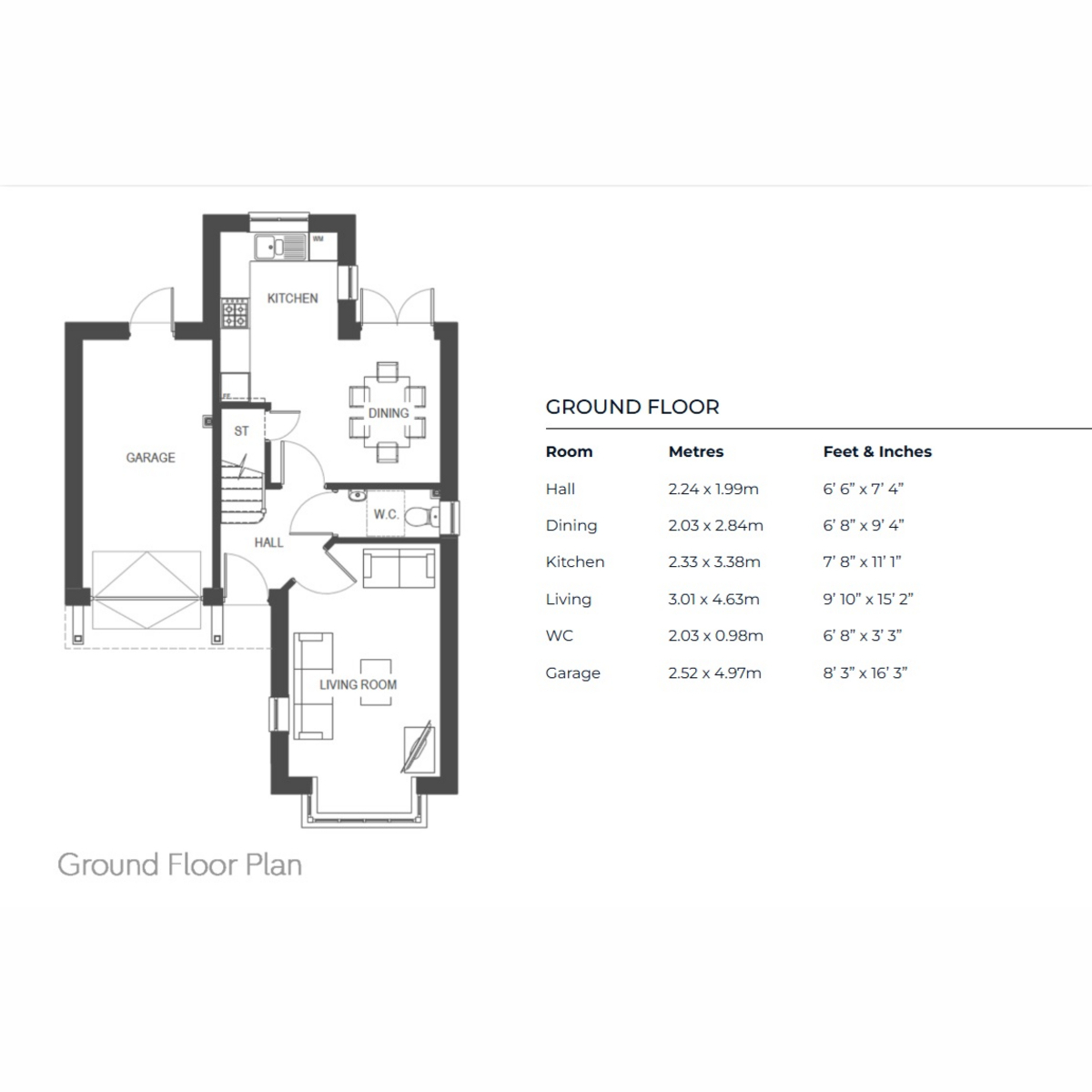 25, Coastview Close, Hartlepool floorplan