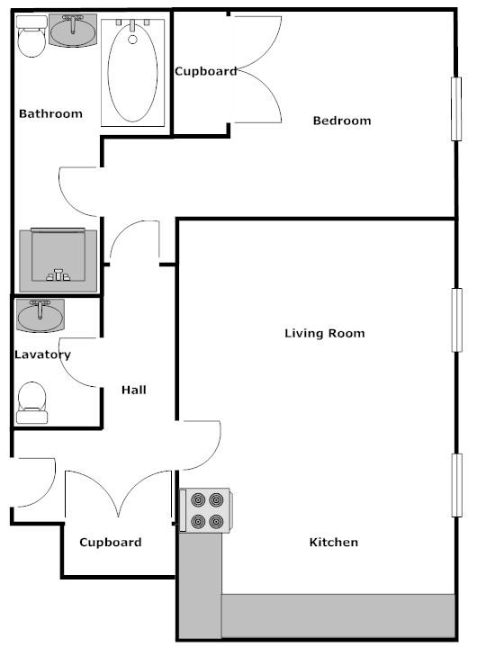 1 Bedrooms Flat to rent in Town Mead, West Green, Crawley RH11