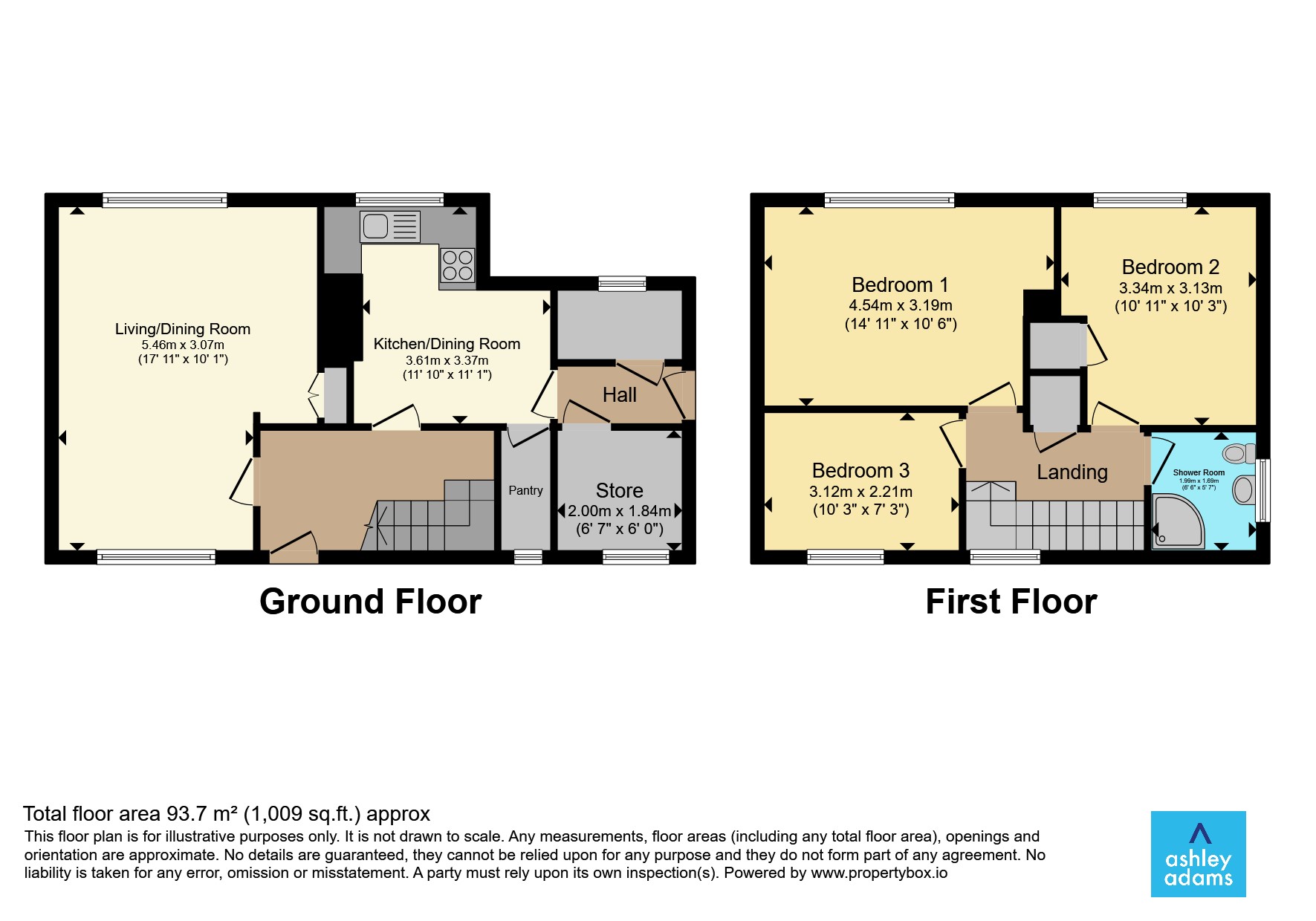 61, Taddington Road, Derby floorplan