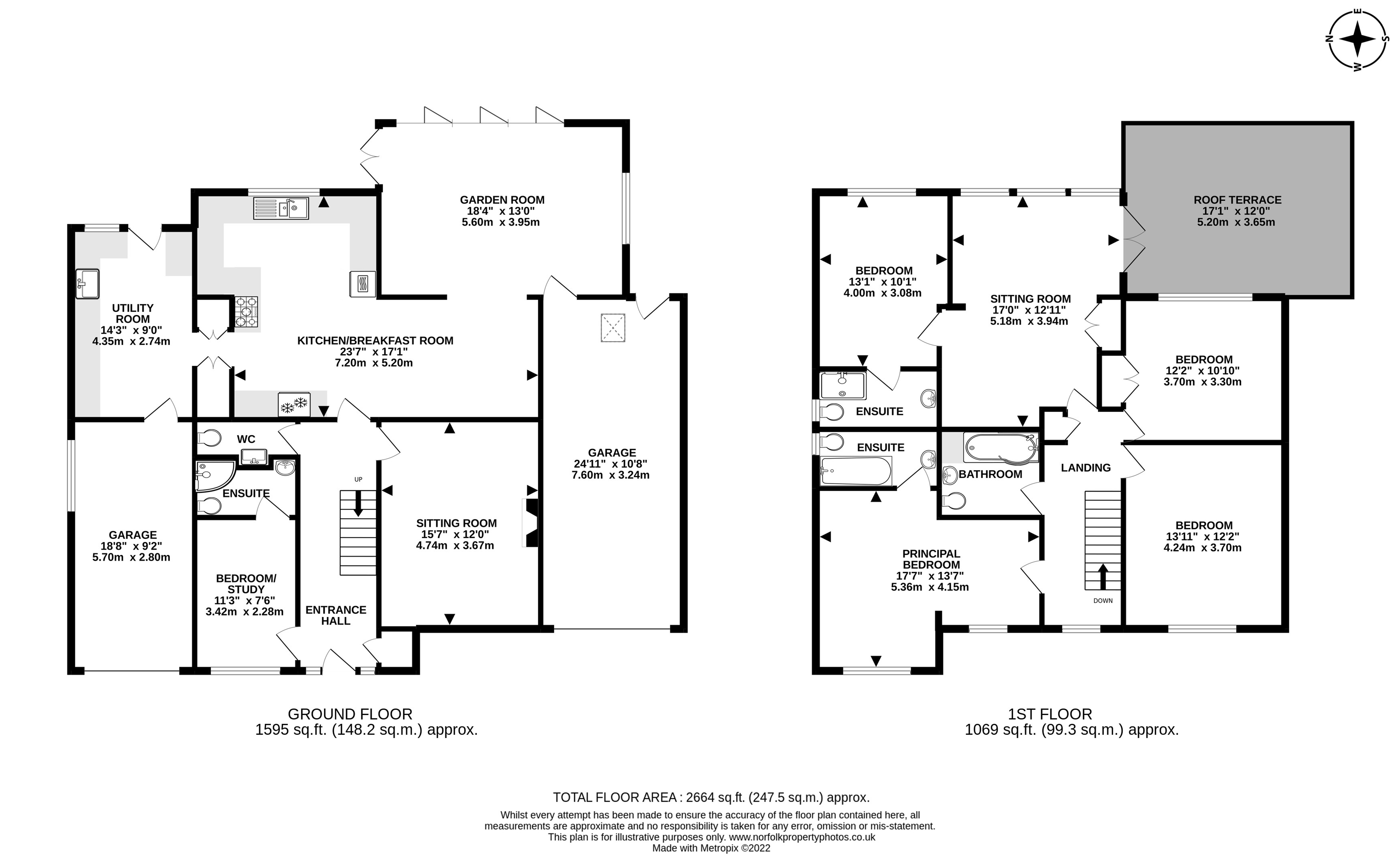 Corton Road, Lowestoft NR32, 5 bedroom detached house for sale
