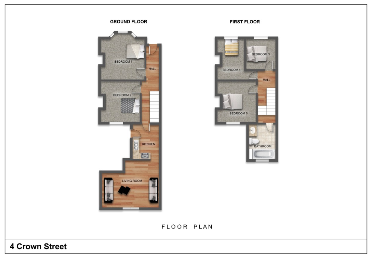 4, Crown Street, Oxford floorplan