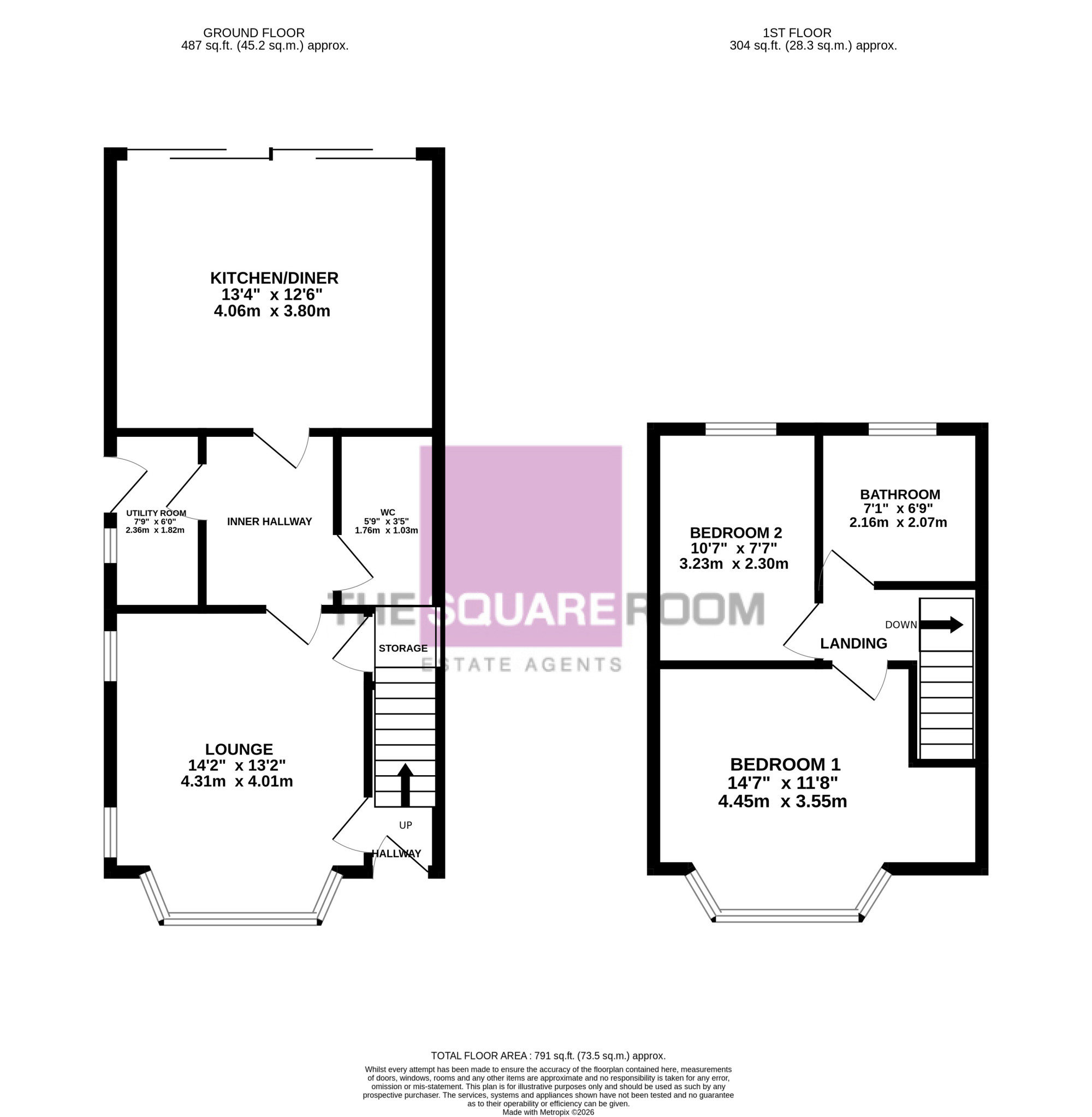 16, Cedar Avenue, Cleveleys floorplan