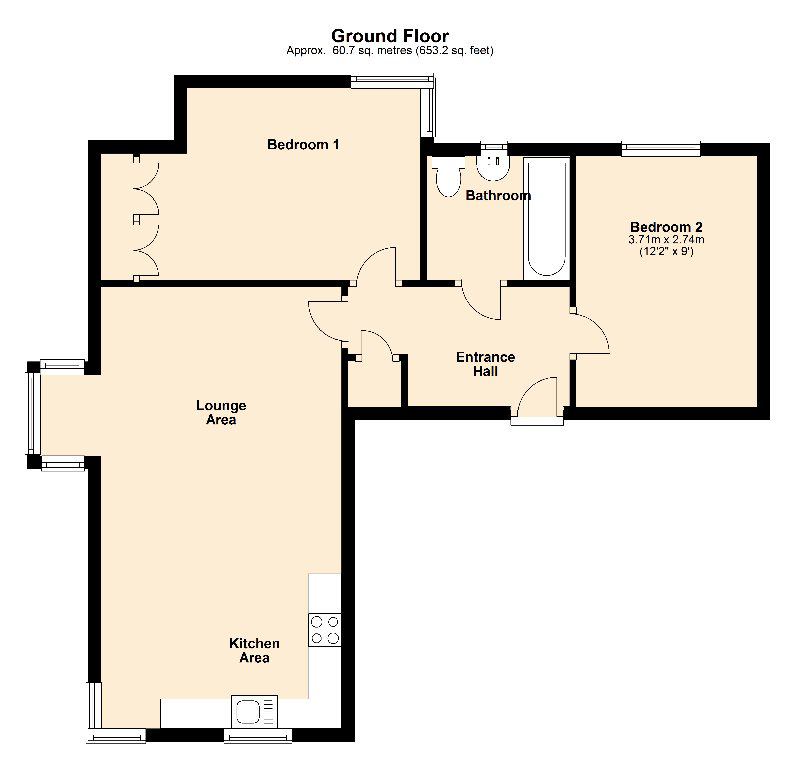 2 Bedrooms Flat to rent in Merrington Place, Impington, Cambridge CB24