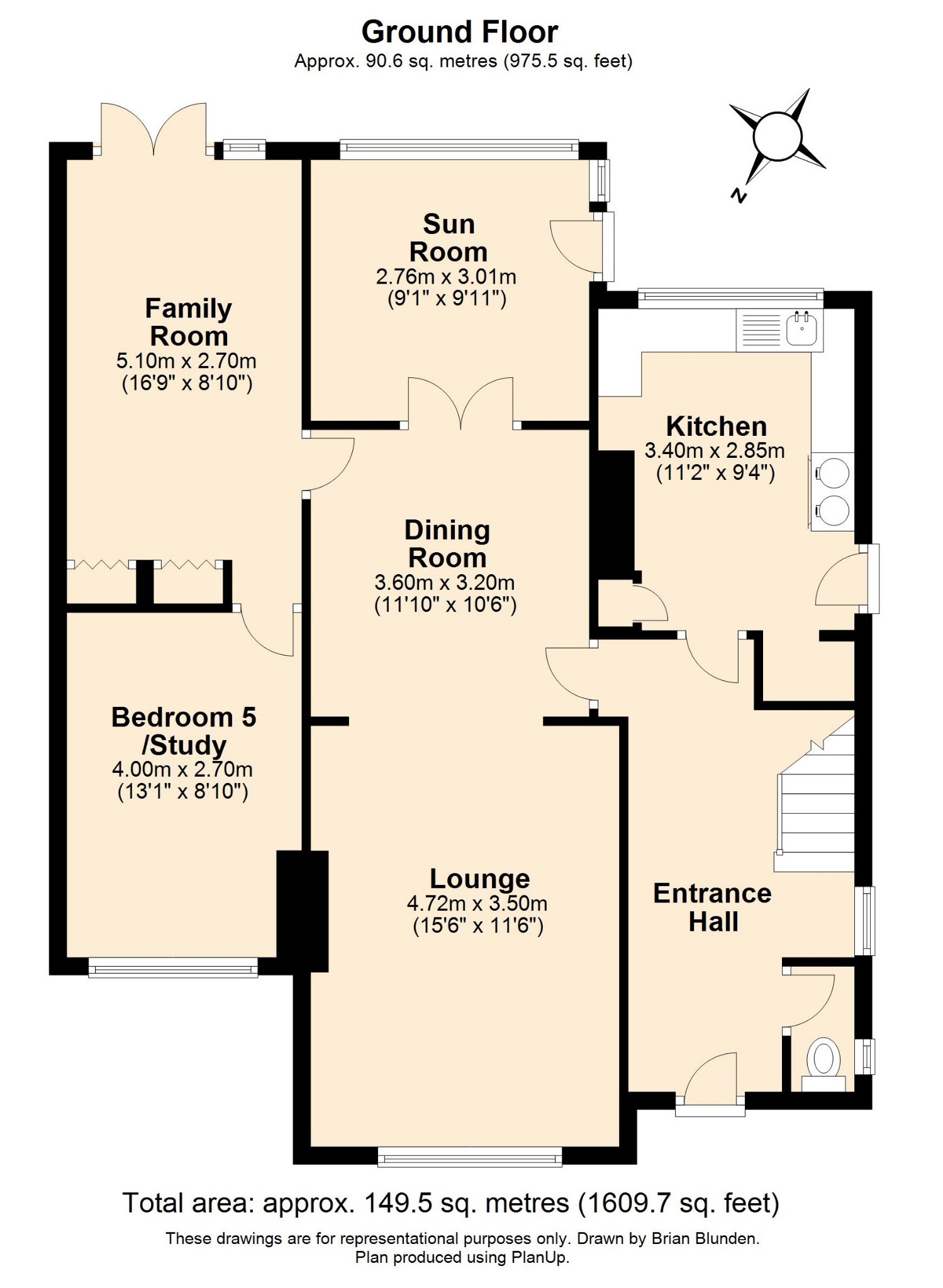 4 Bedrooms Detached house for sale in Queensway, Horsham RH13