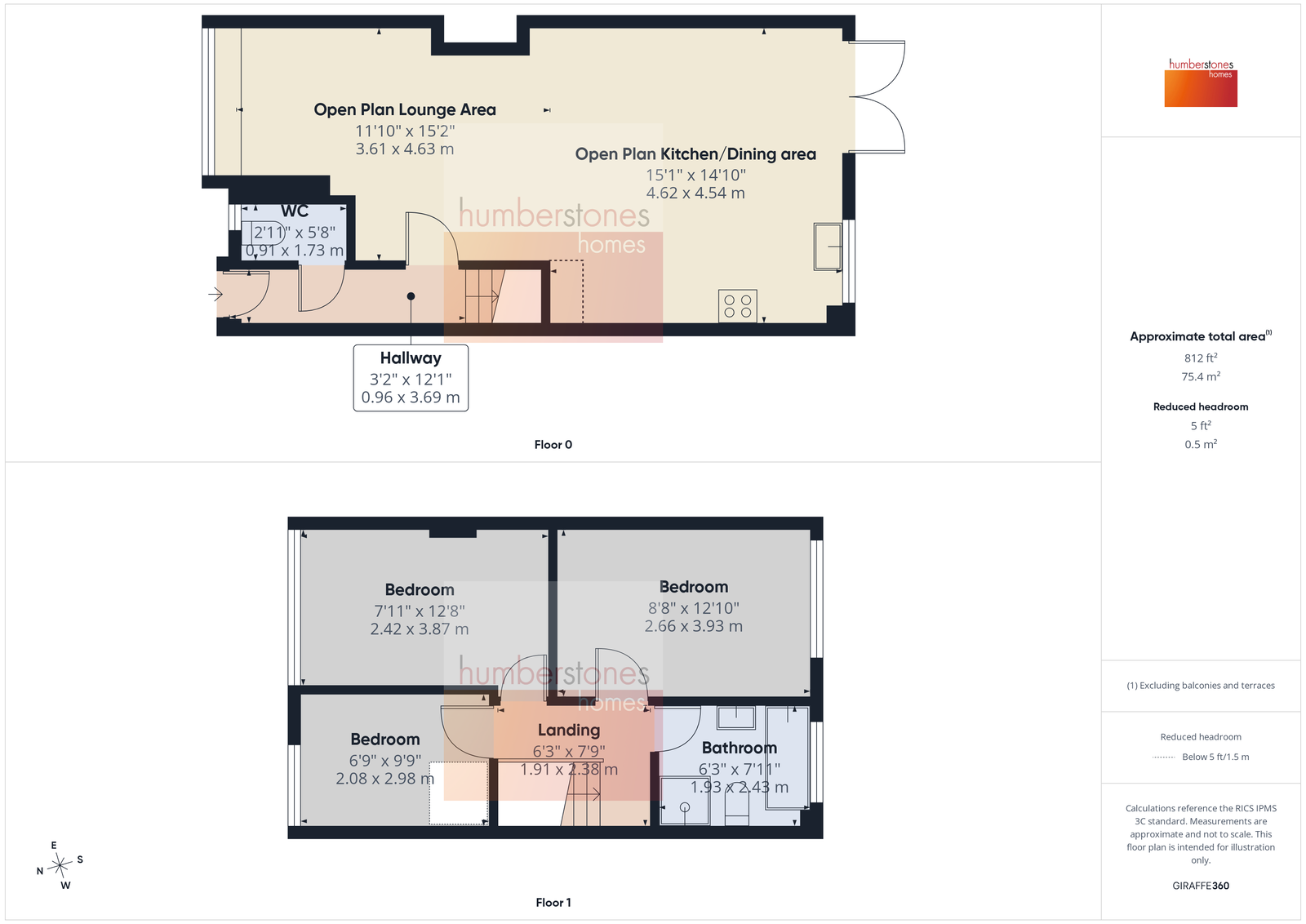 43, Pinewood Drive, Bartley Green floorplan