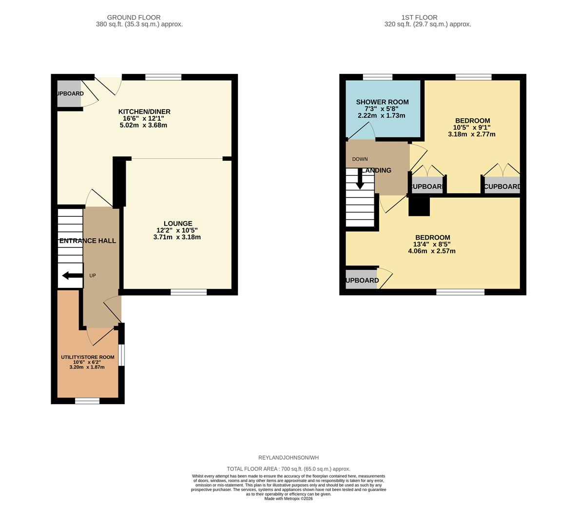 39, Wharley Hook, Harlow floorplan