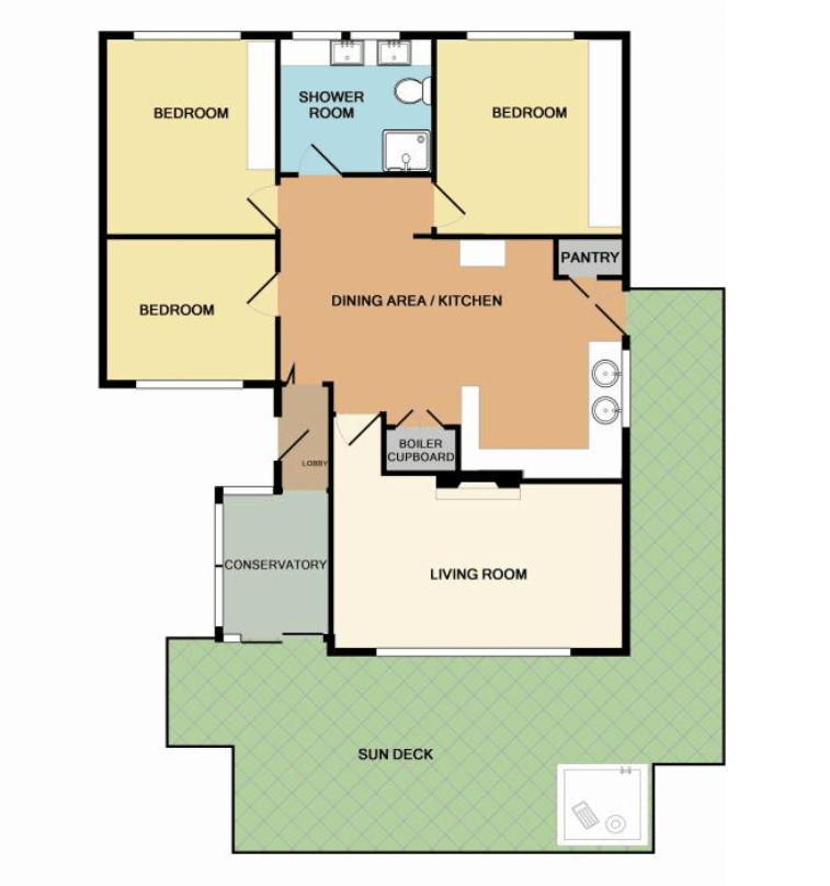 64, Trenance Road, St Austell floorplan