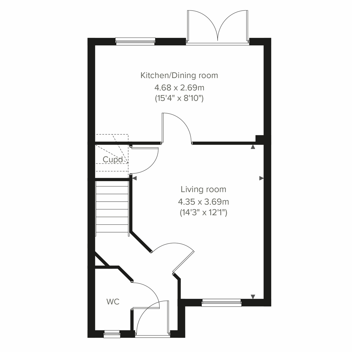 Plot 39,, The Hanbury, Wetland Way floorplan