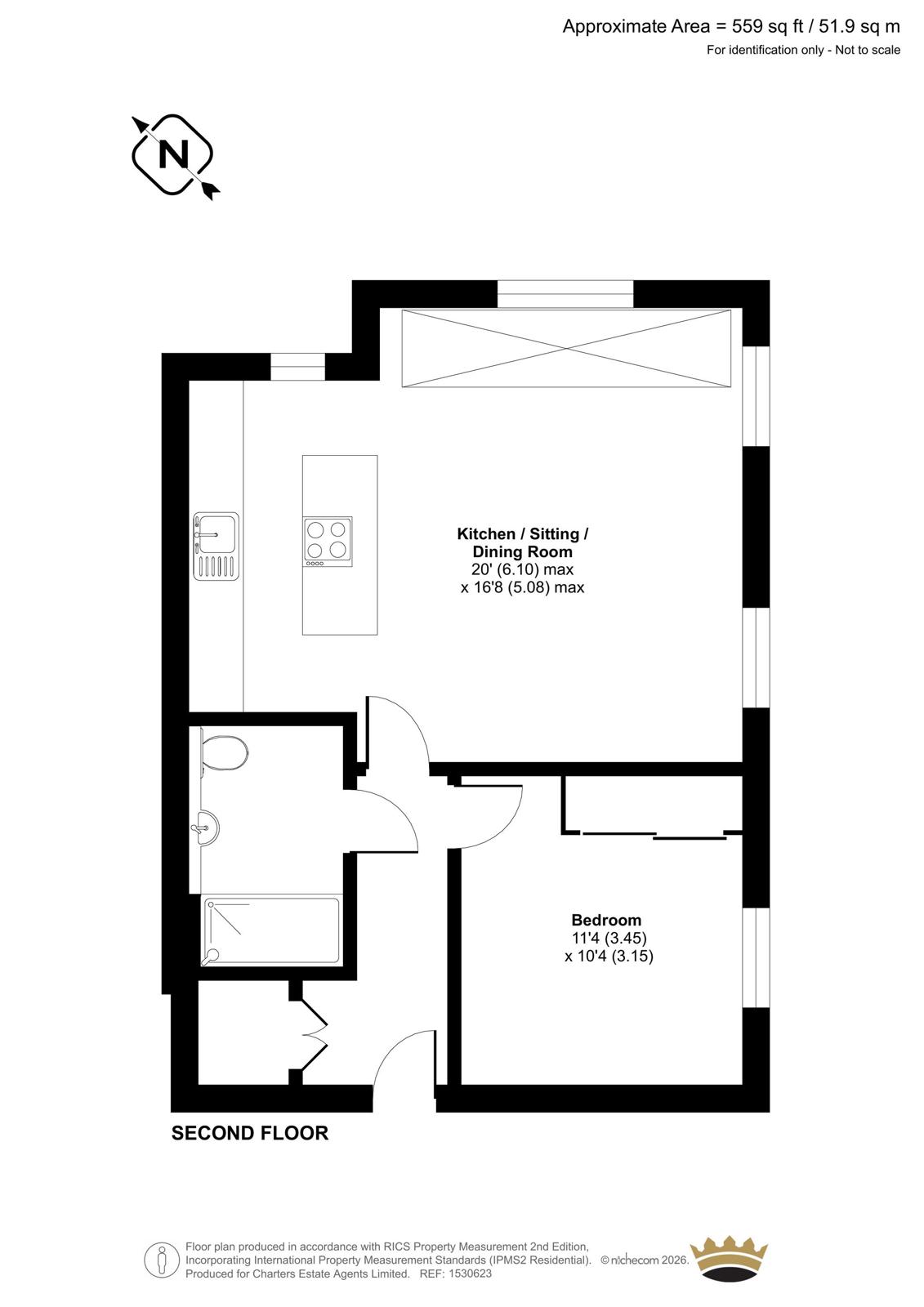 St Cross Road, Winchester floorplan