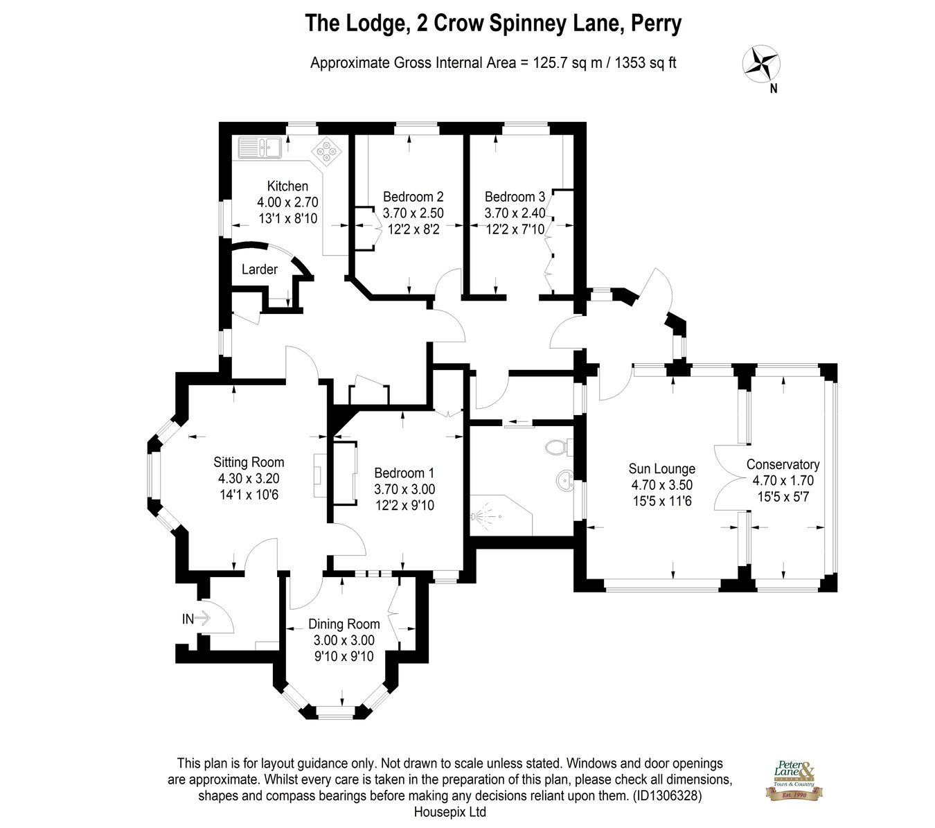 2, Crow Spinney Lane, Huntingdon floorplan