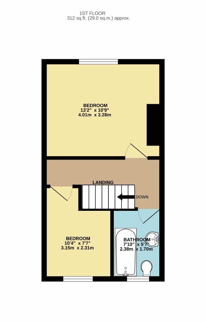 92., Church Street, Bolton floorplan