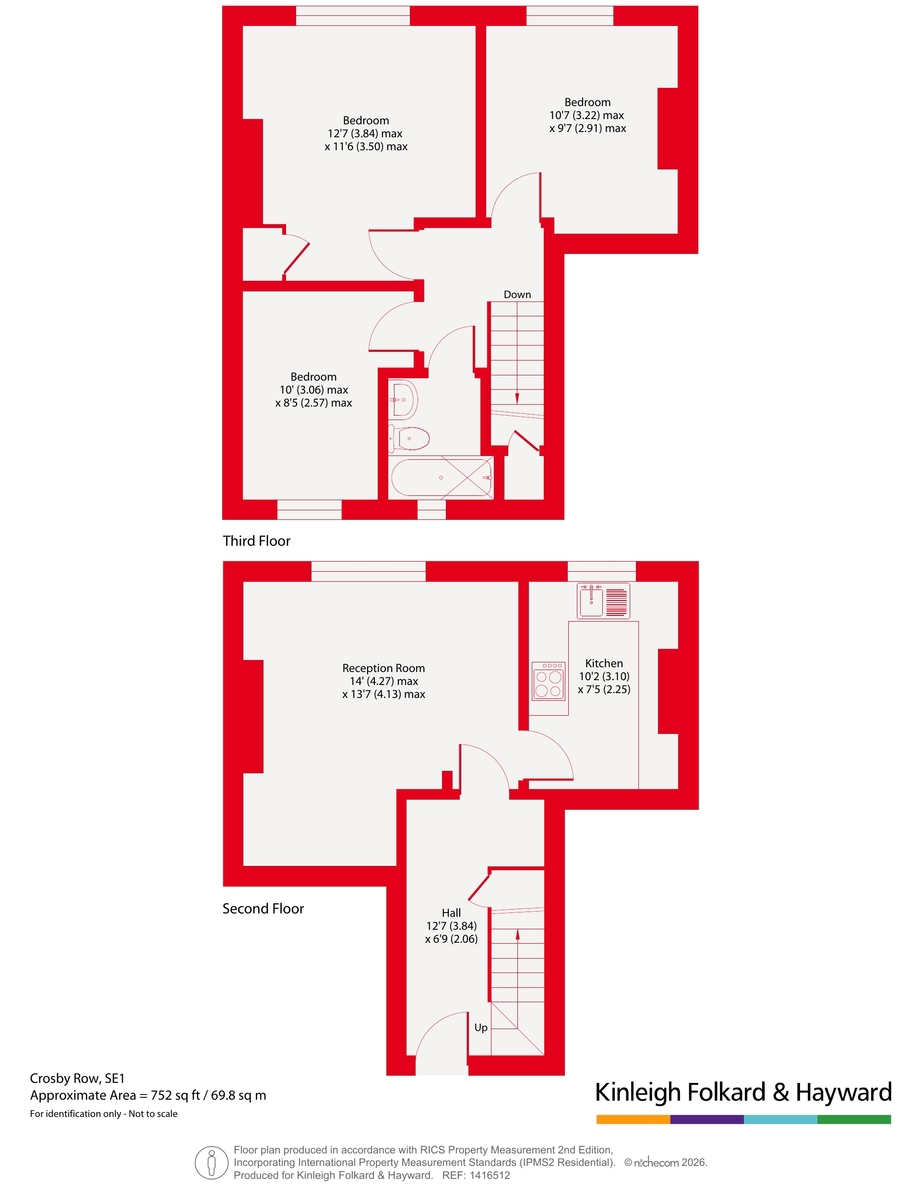72, Crosby Row, London floorplan