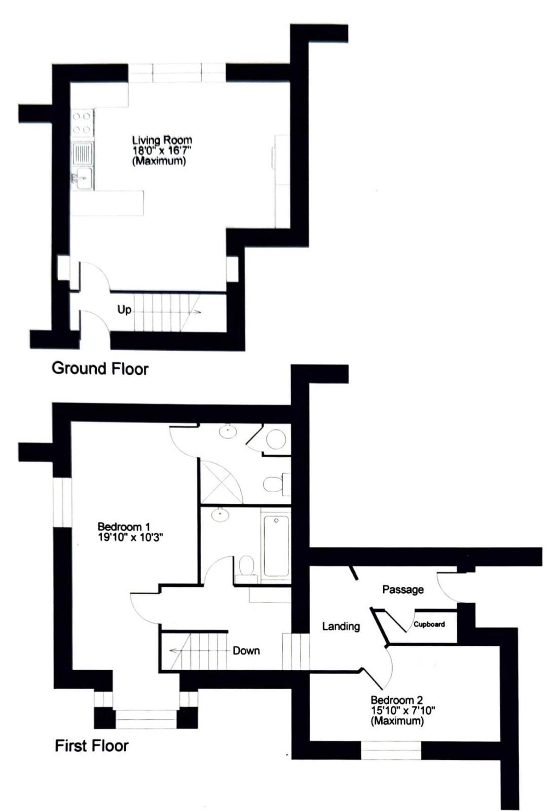 Cavaliers Cottage, Orton Hall, Penrith floorplan