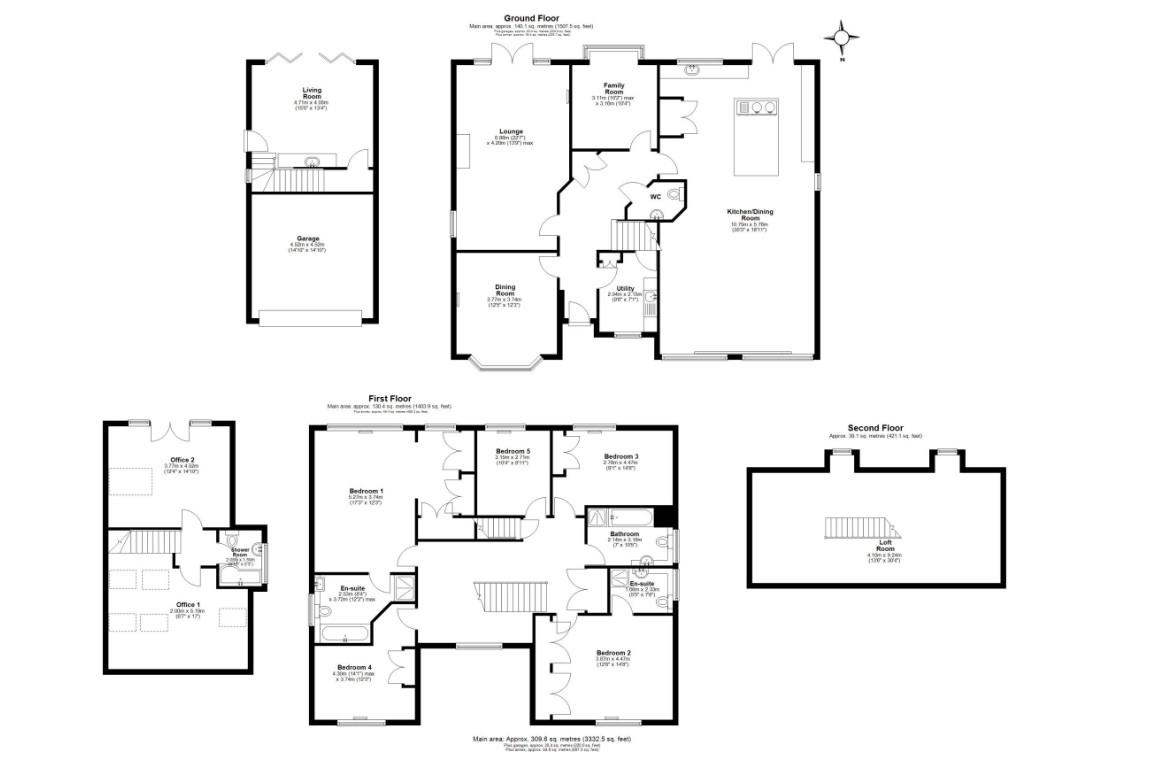Pirbright House, Chapel Lane, Bagshot floorplan