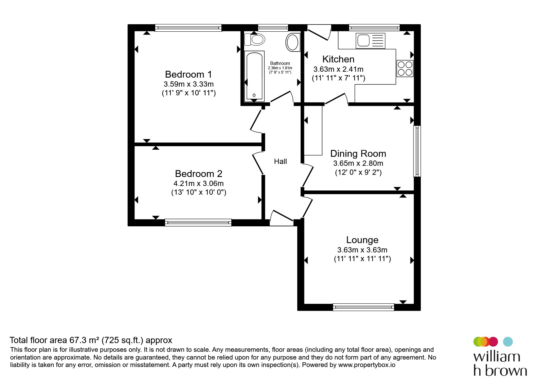 55, Butcher Street, Rotherham floorplan