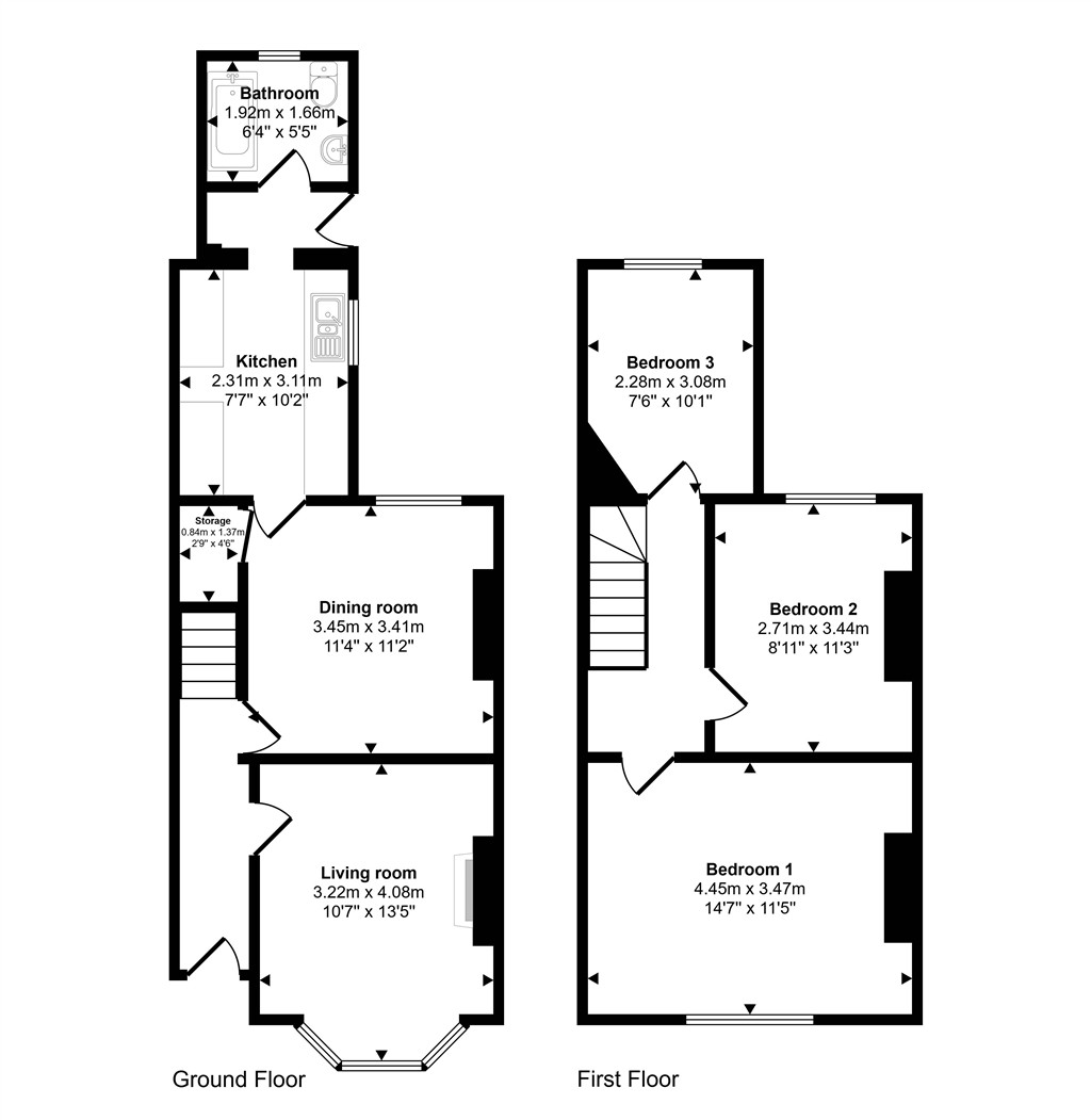 228, High Street, SWANAGE floorplan