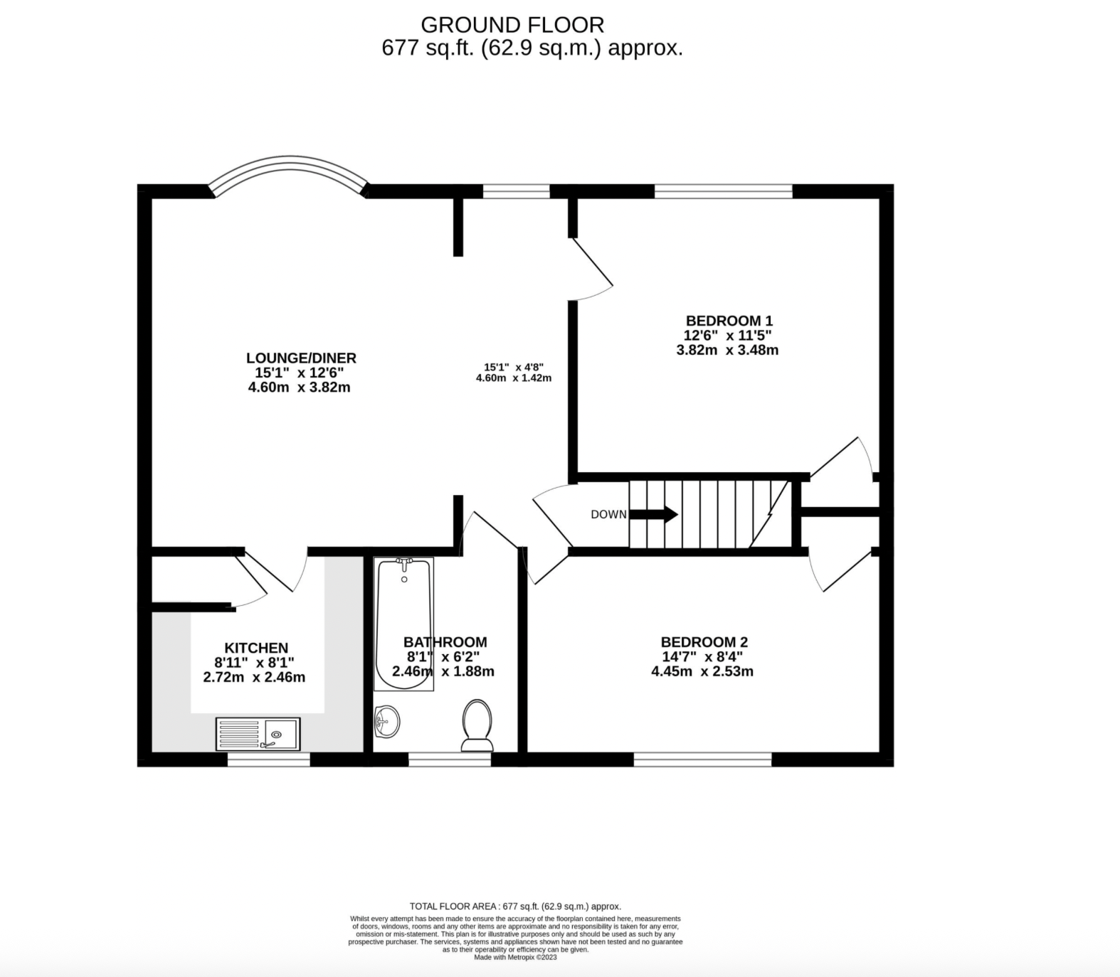 241, St. Georges Avenue, Sheerness floorplan