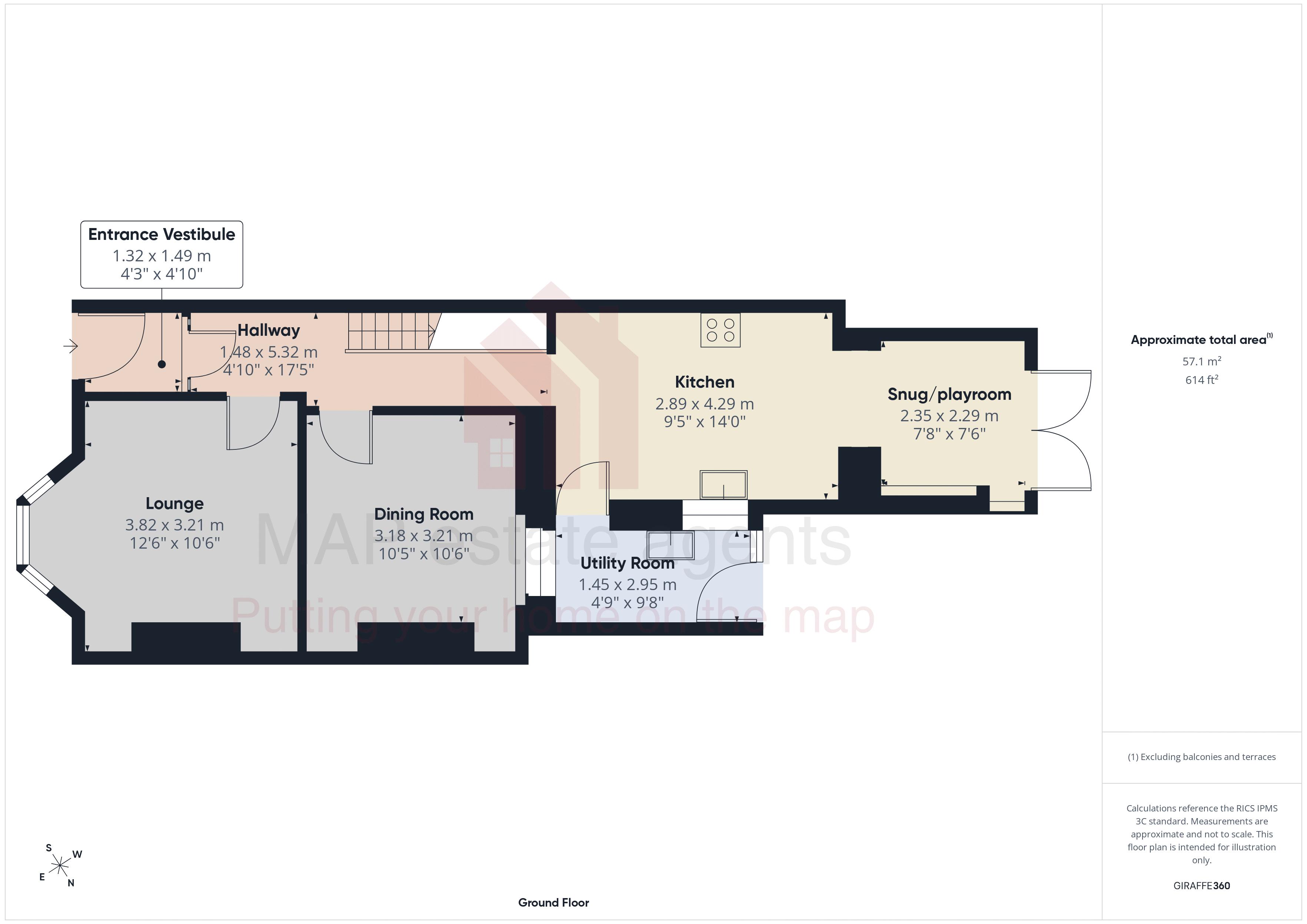 6, Cardrew Terrace, Redruth floorplan