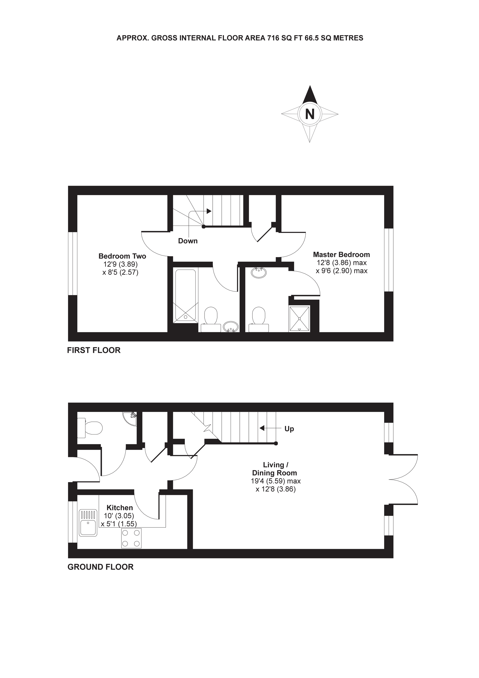 2 Bedrooms Terraced house for sale in Battle Place, Reading, Berkshire RG30