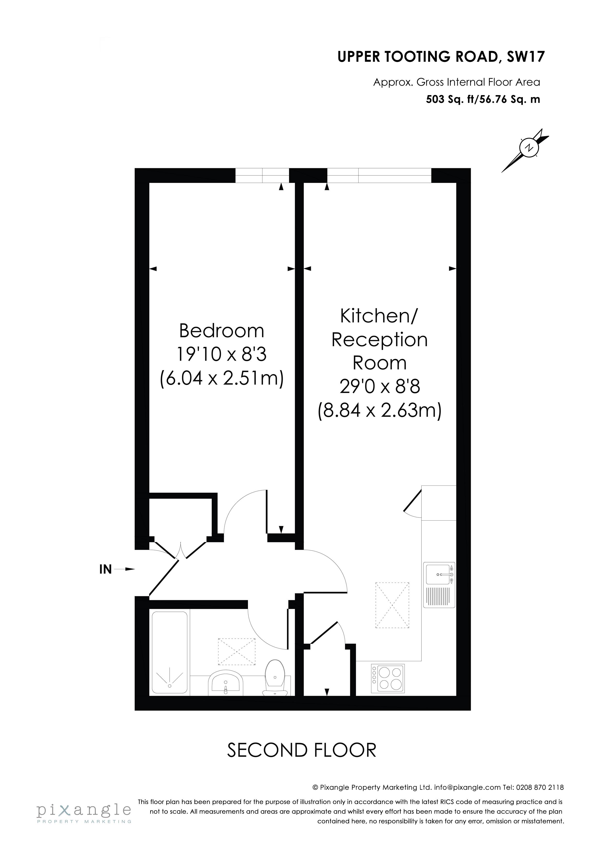 Upper Tooting Road, London floorplan