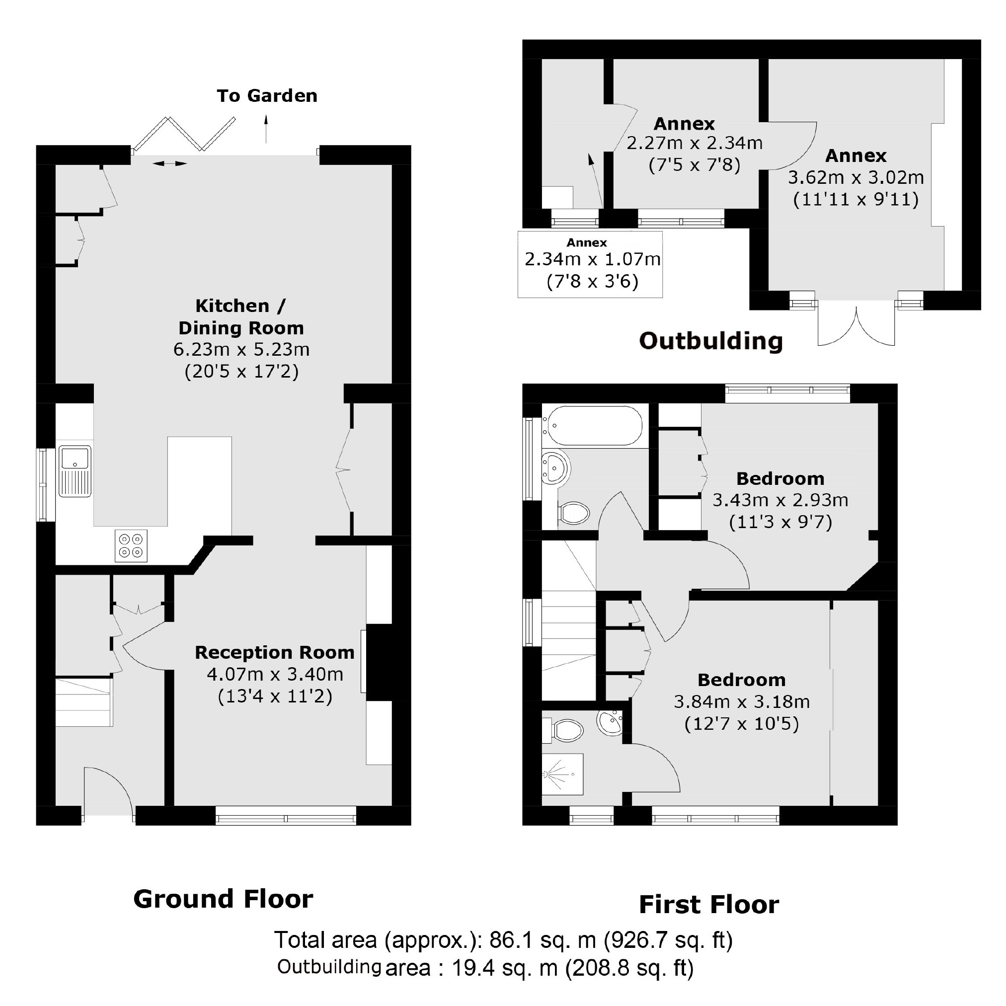 103, Groveley Road, Sunbury-On-Thames floorplan