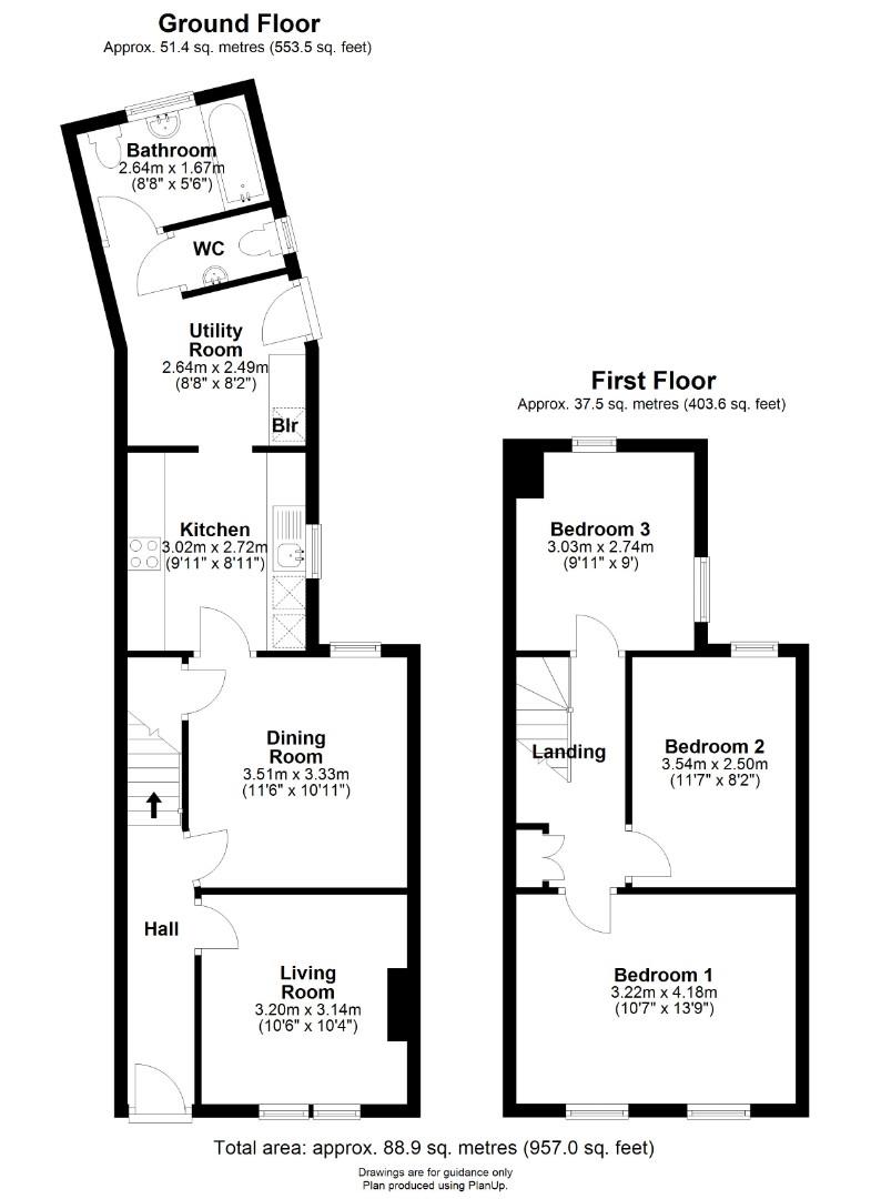 153, Catharine Street, Cambridge floorplan