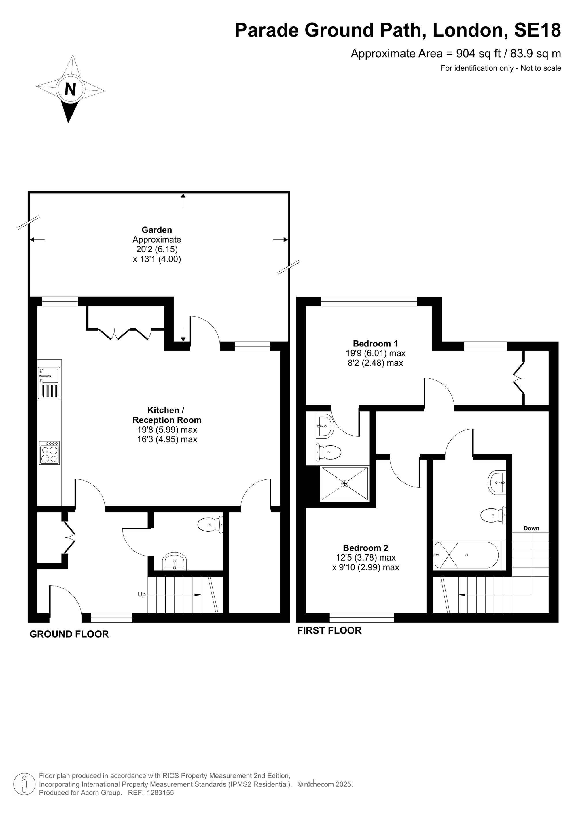 34, Parade Ground Path, Woolwich floorplan
