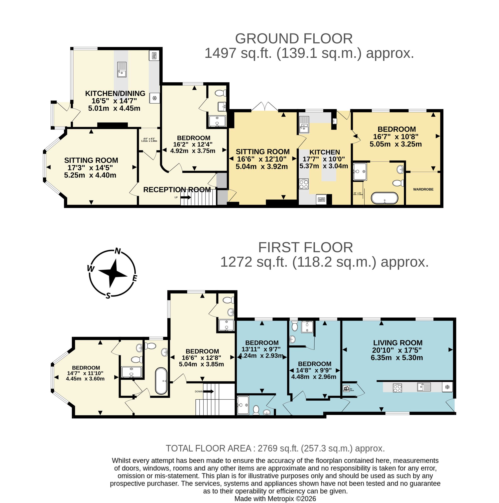 Avenue Park Villa, 3, Avenue Road, Torquay floorplan