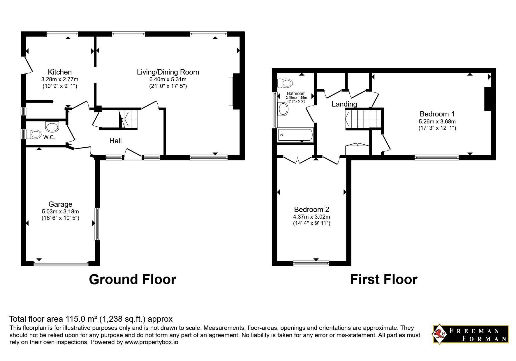 6, Ashtonville Close, Lewes floorplan