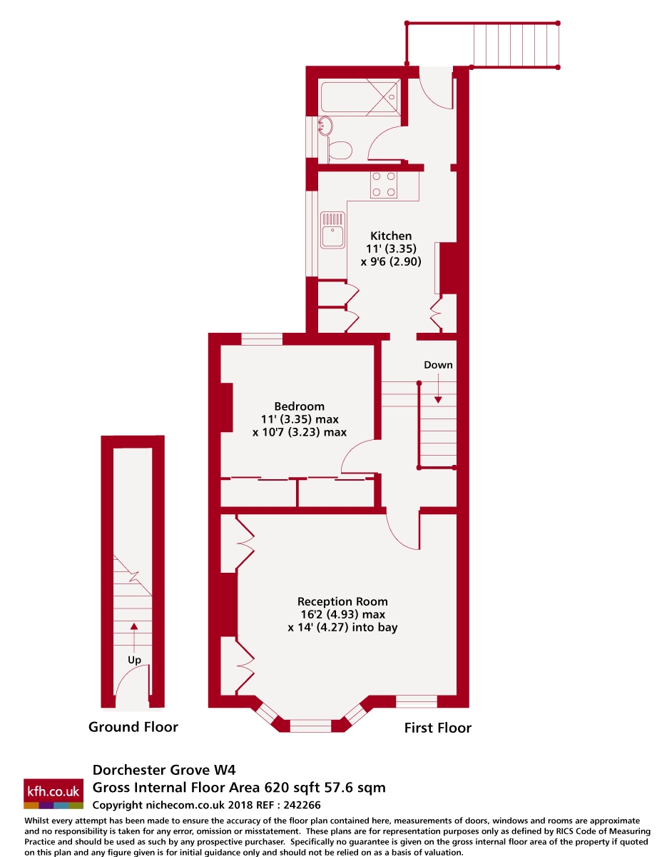 37a, Dorchester Grove, London floorplan
