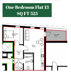 Flat 13, Majestic House, Shenley Road,, Borehamwood floorplan