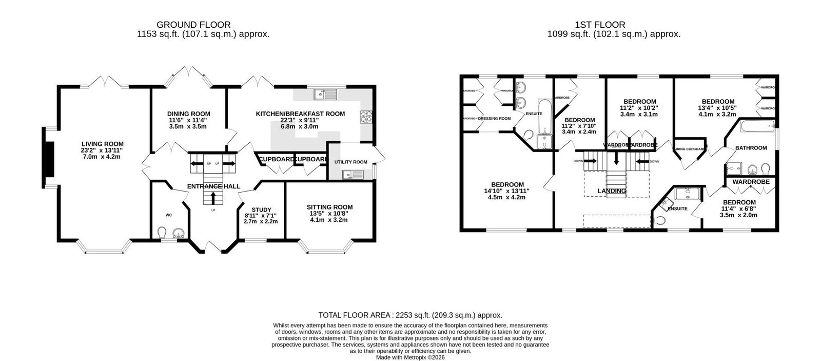 3, Lethbridge Park, Taunton floorplan