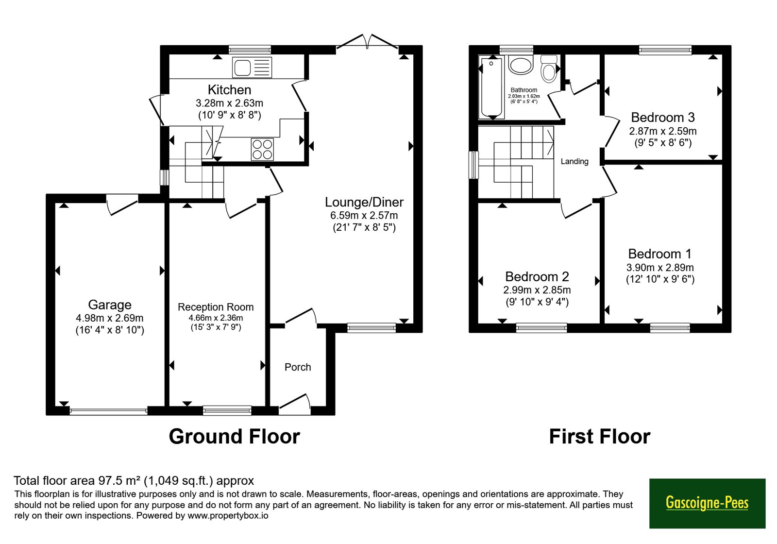 1, Charrington Way, Horsham floorplan