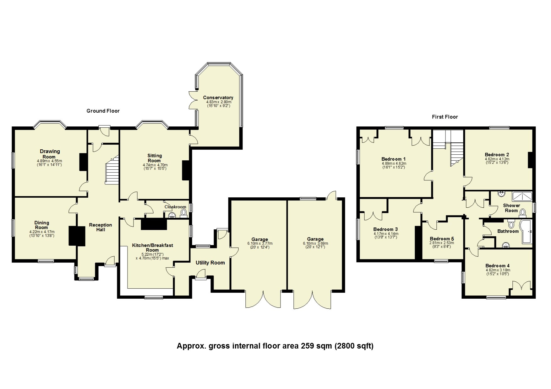 5 Bedrooms Detached house for sale in High Street, Foxton, Cambridge CB22