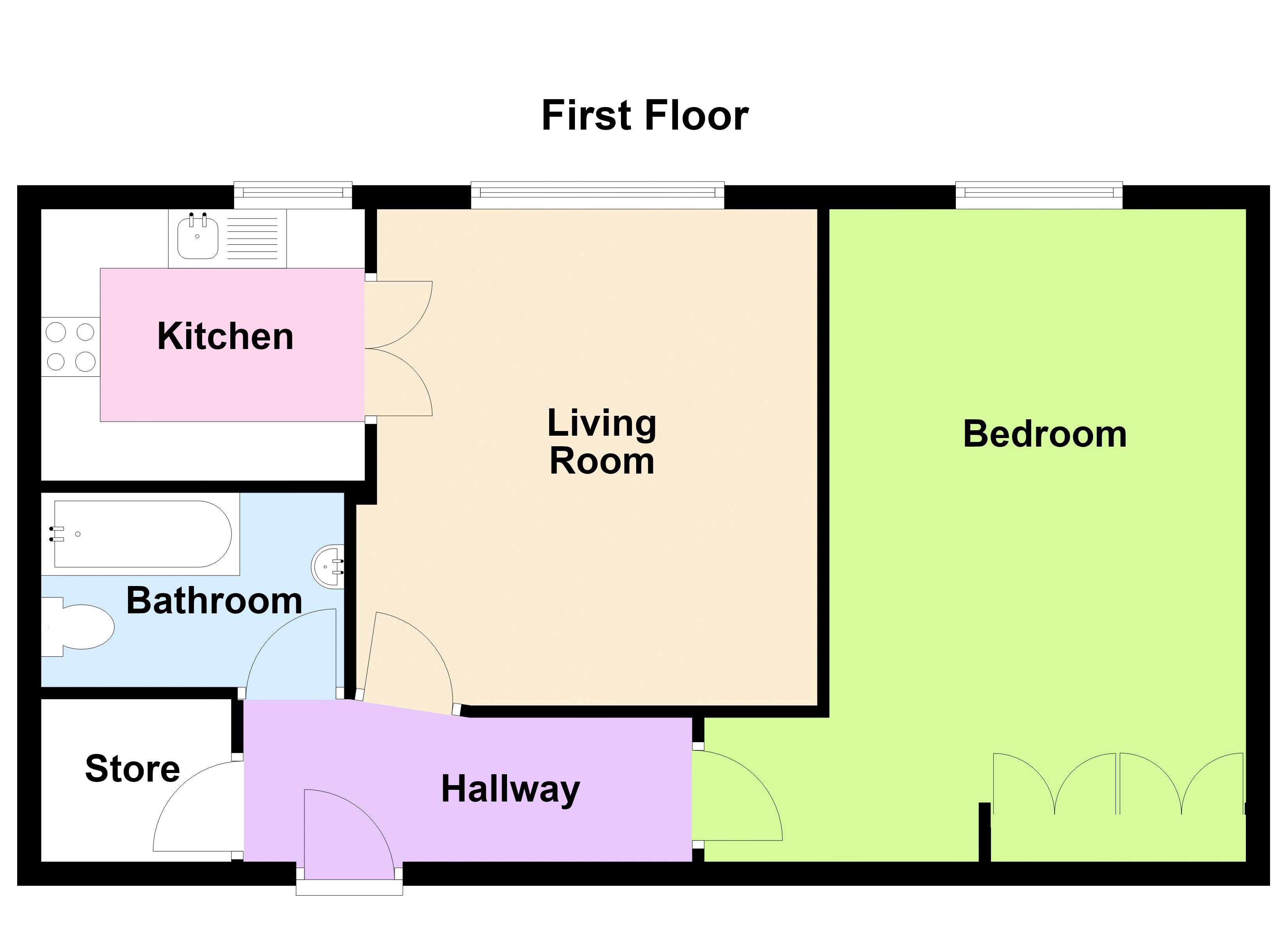 58 Montague Court Block B, Hamlet Court Road, Westcliff-On-Sea floorplan