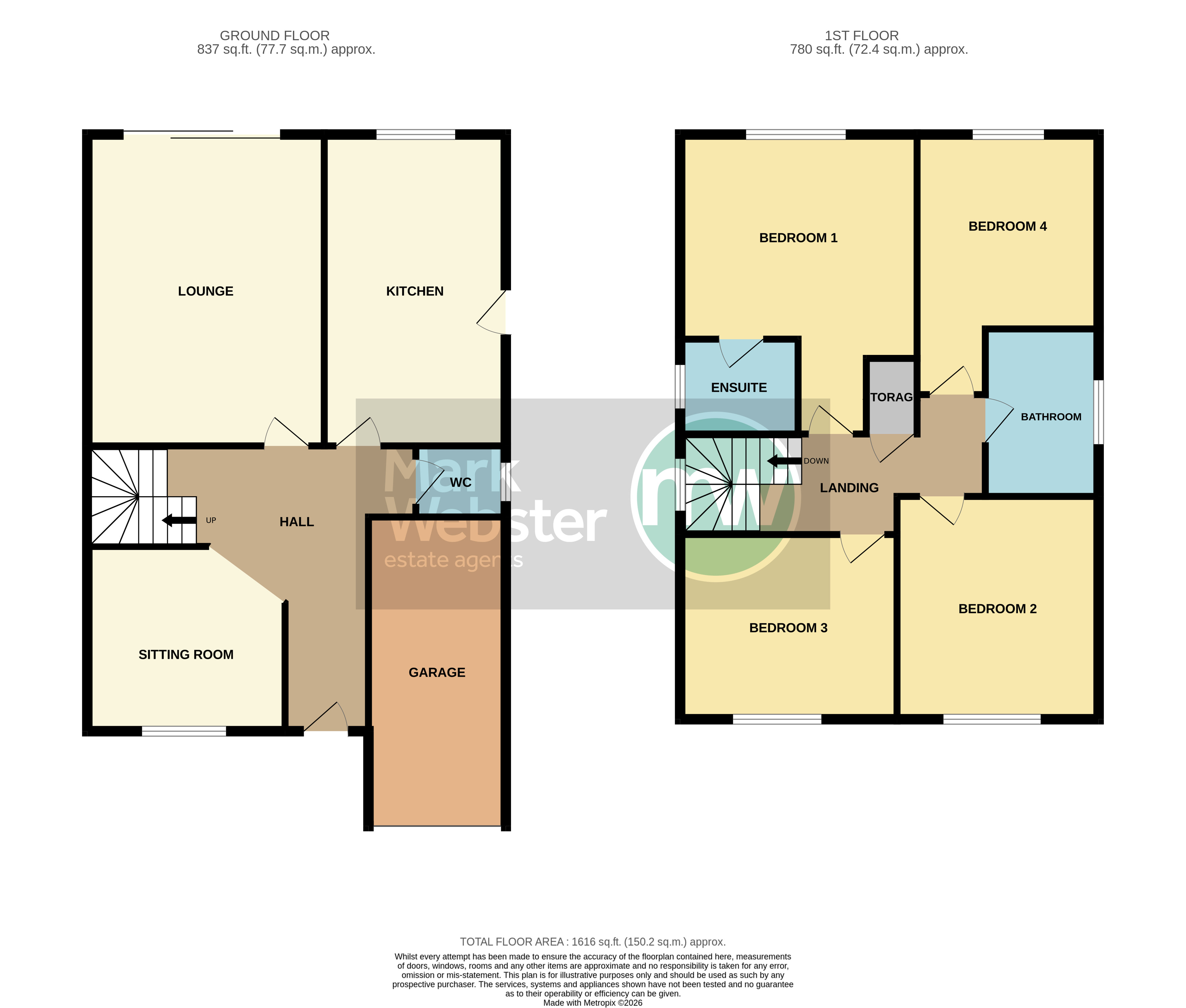 160, Watling Street, Atherstone floorplan