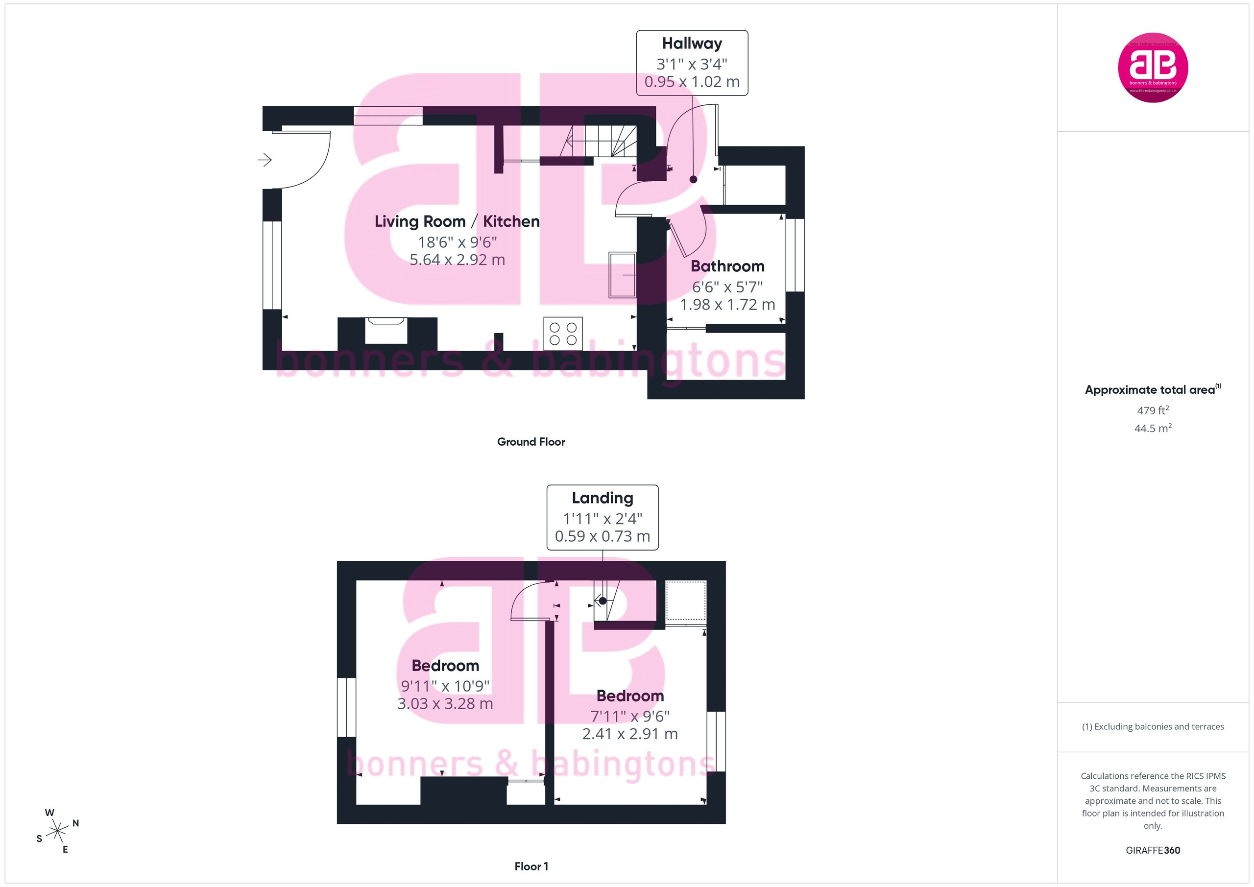 Brecon Cottage, High Wycombe floorplan