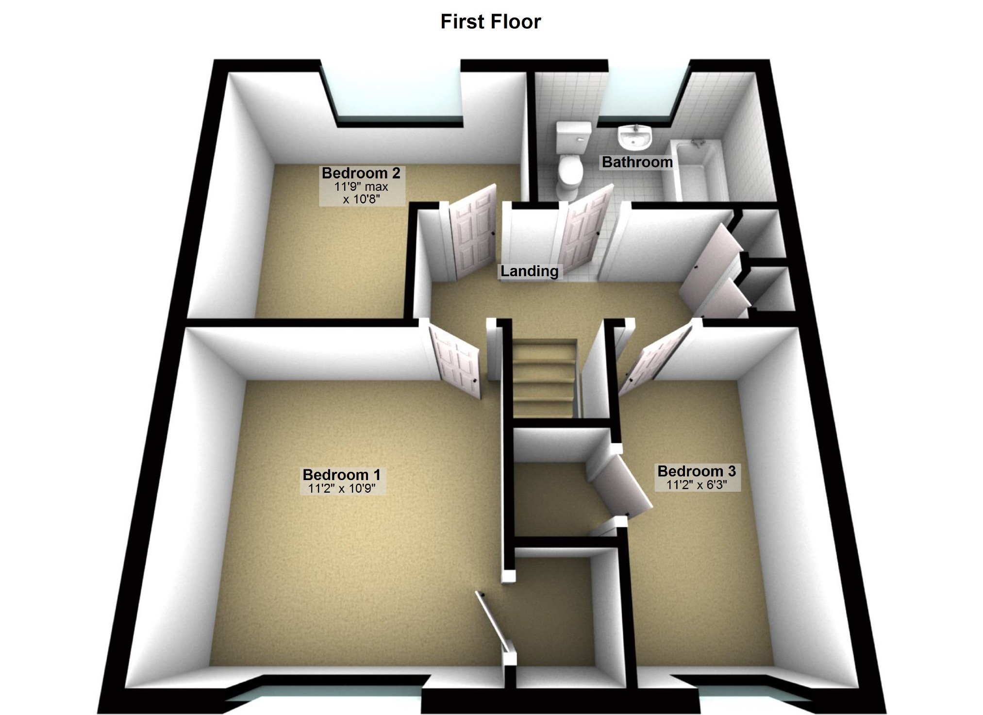 Helston Way, Middleton, Leeds LS10, 3 bedroom town house to rent