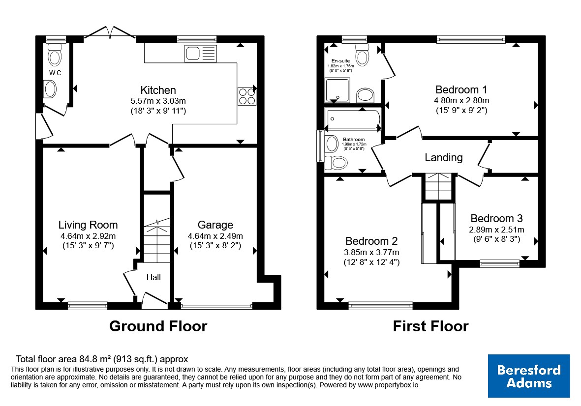 8, Llys Ywen, Conwy floorplan