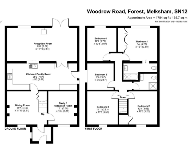 Forest Edge, 161, Woodrow Road, Melksham floorplan