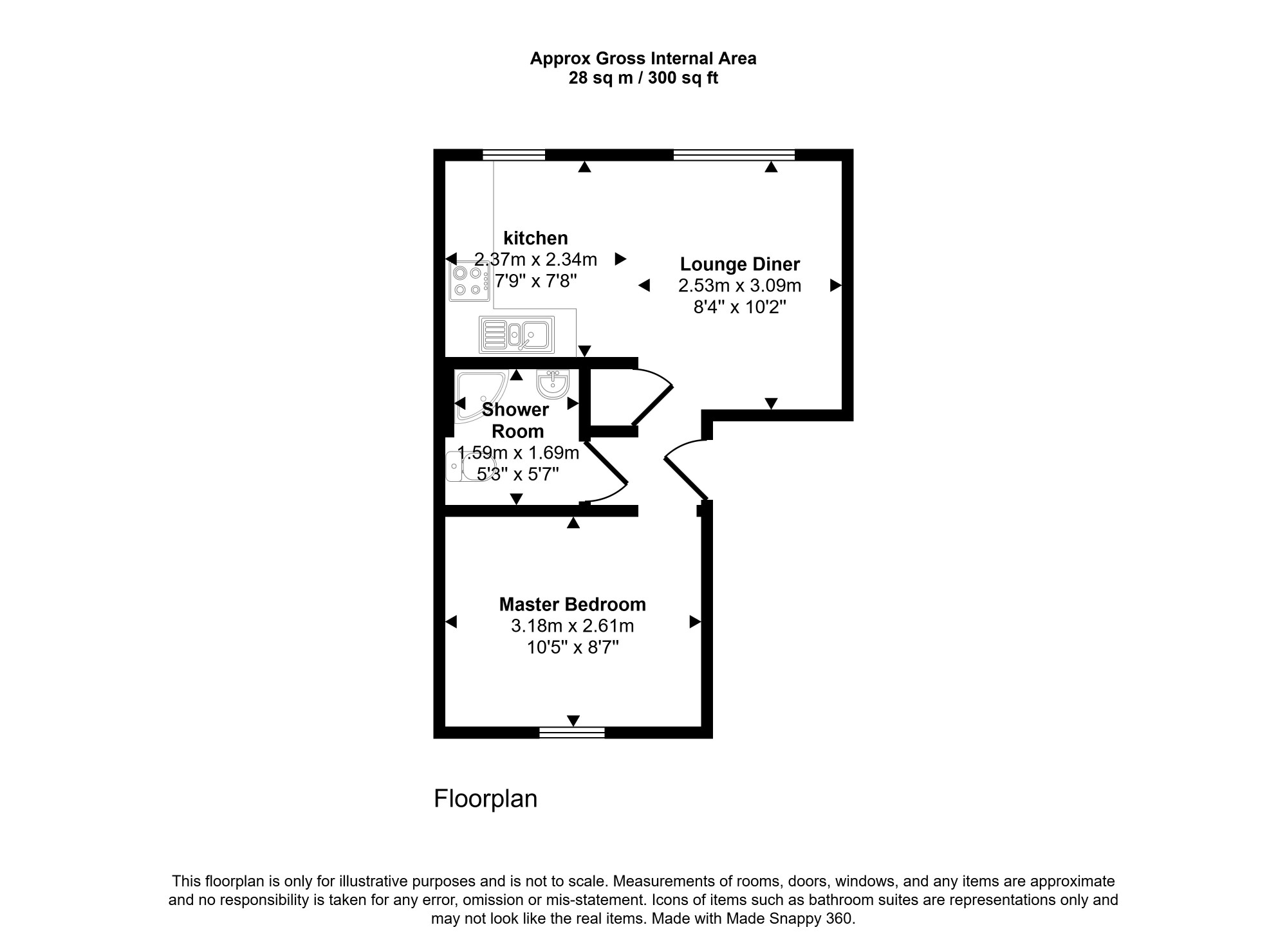 3, Cavendish Court, Gillingham floorplan