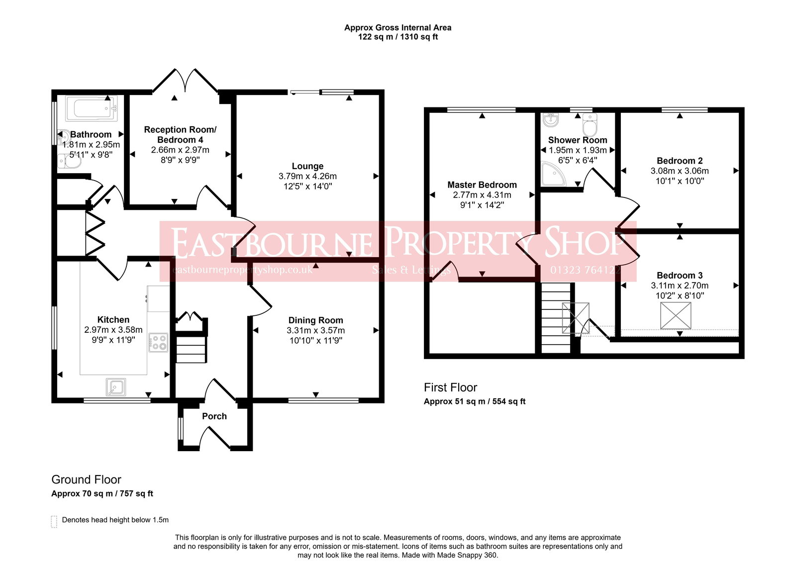 Colemans, Rattle Road, Pevensey floorplan