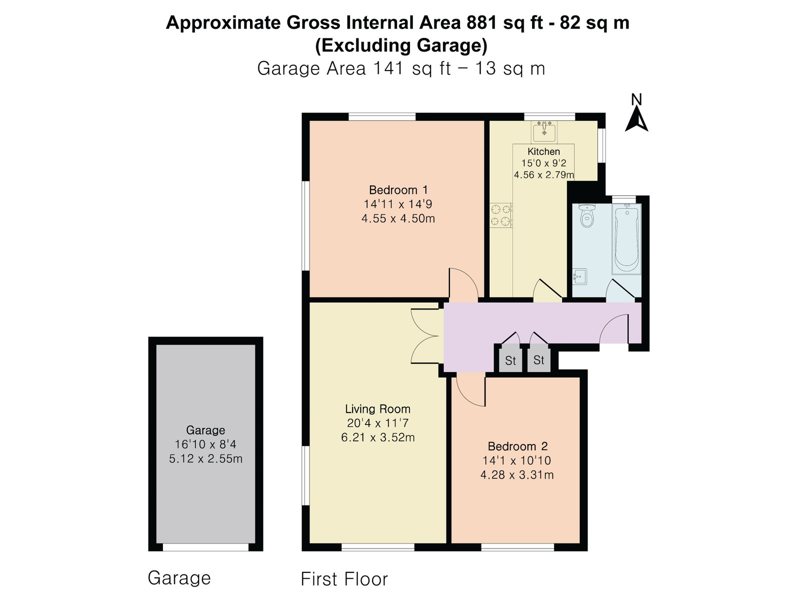 Church House,Flat 4, Lower Road, Leatherhead floorplan