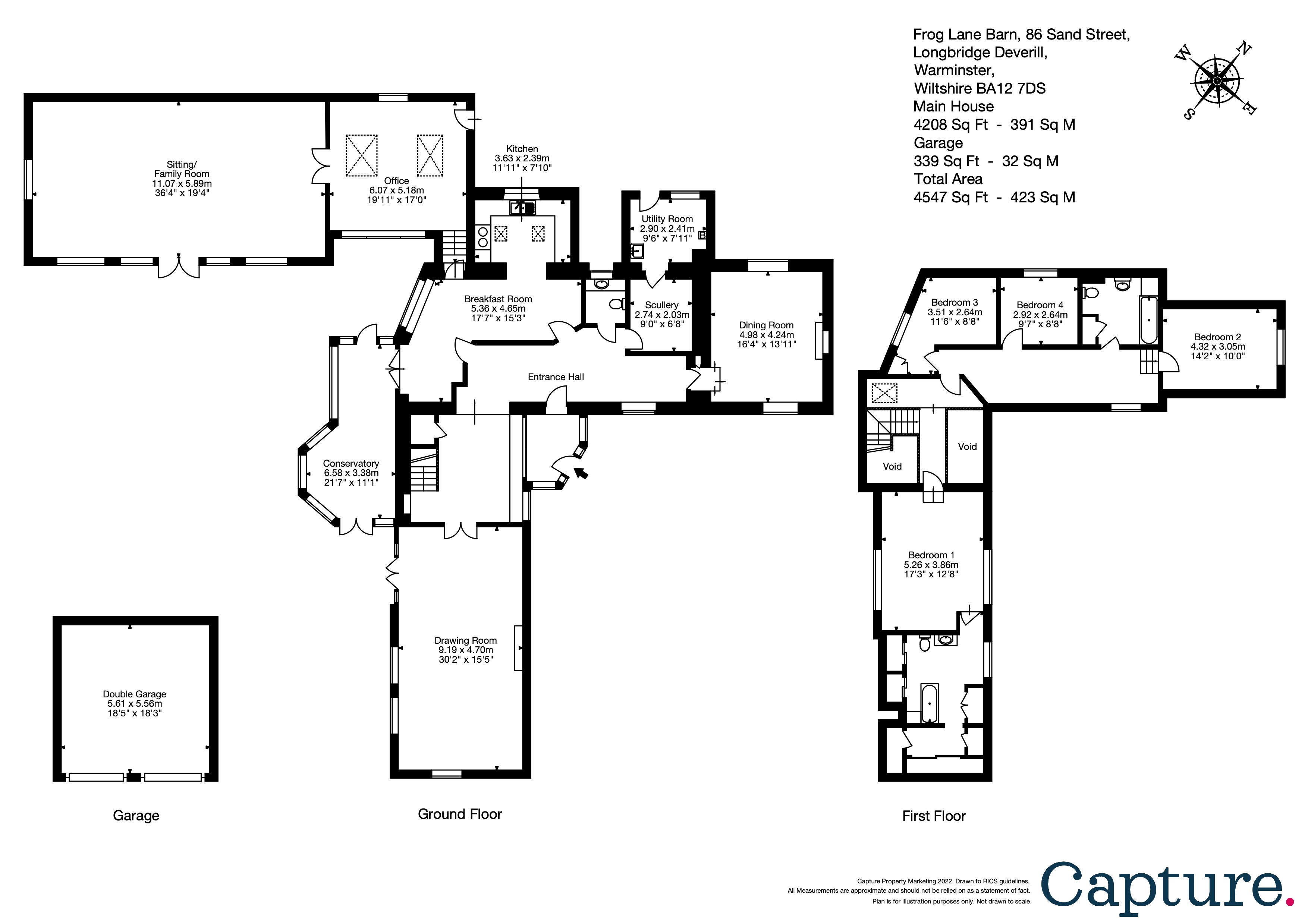Sand Street, Longbridge Deverill, Warminster BA12, 4 bedroom detached