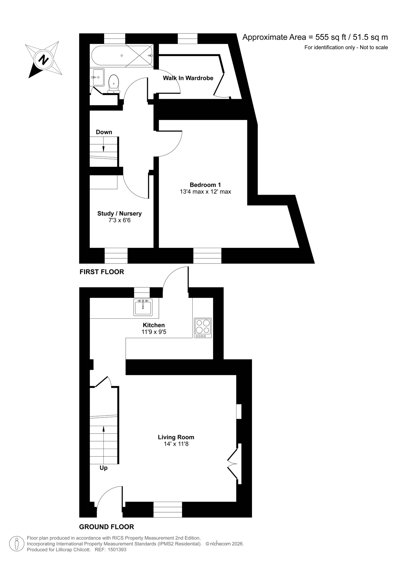 Waterside Cottage, Truro floorplan
