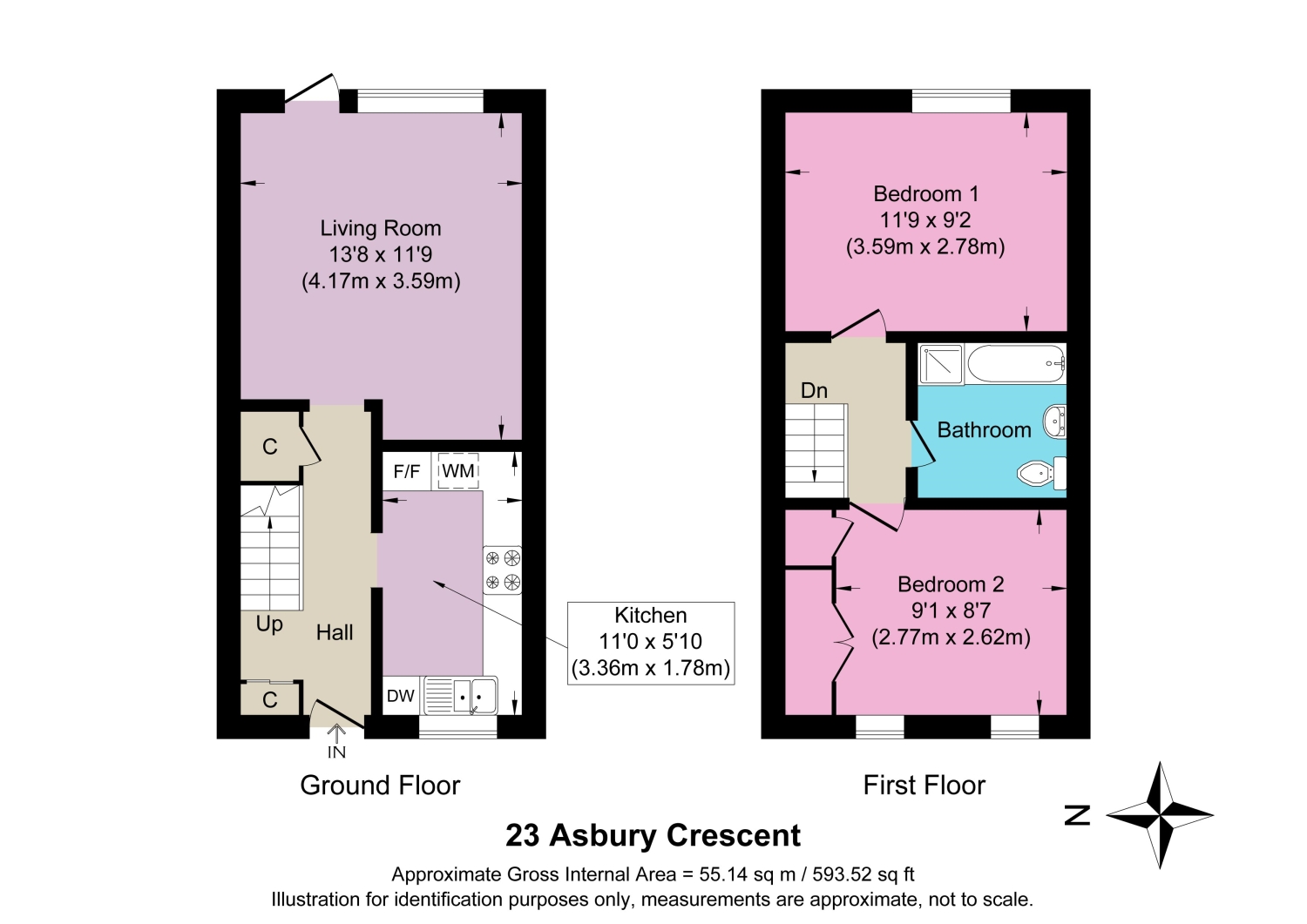 23, Ashbury Crescent, Guildford floorplan