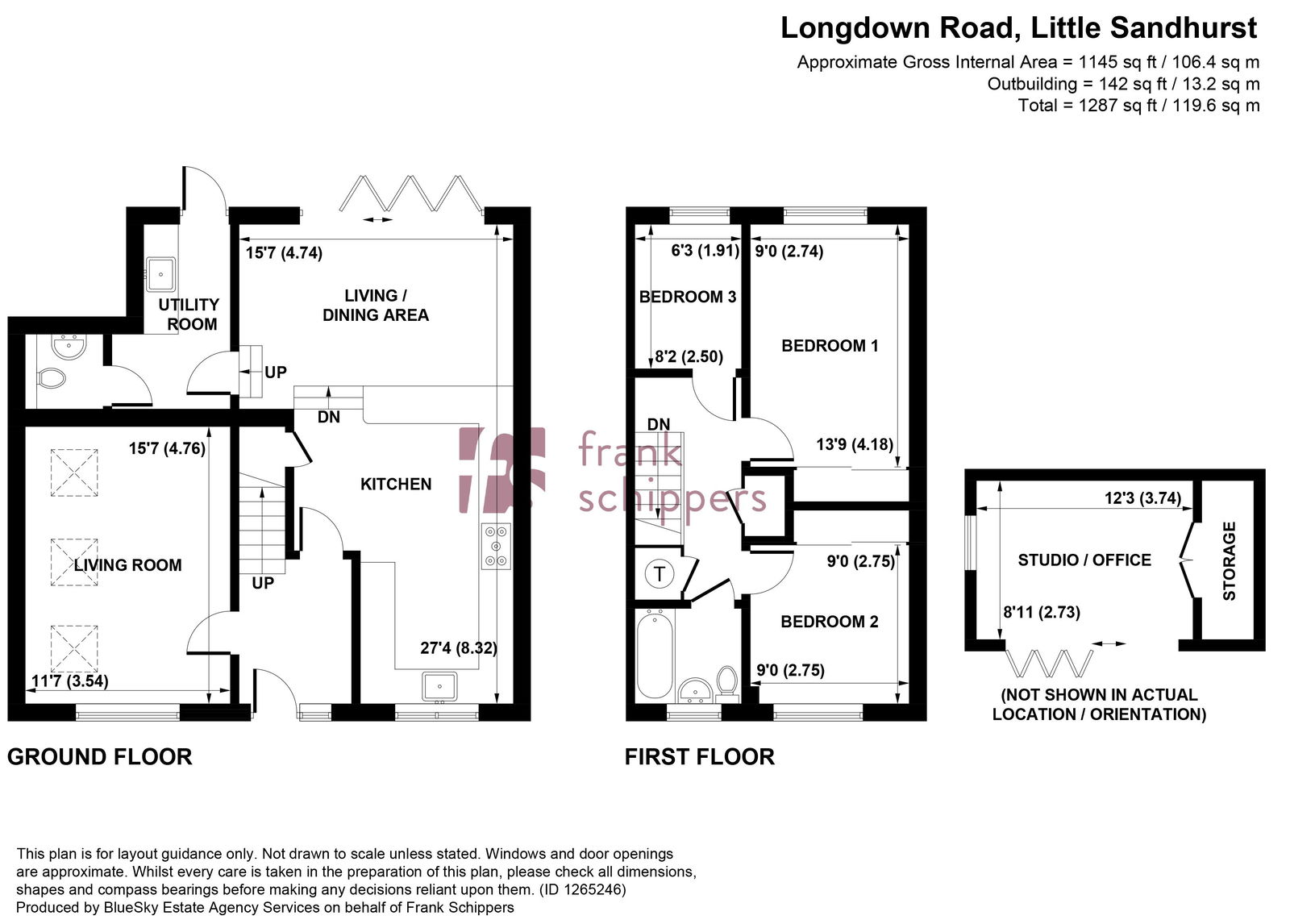 50, Longdown Road, Sandhurst floorplan