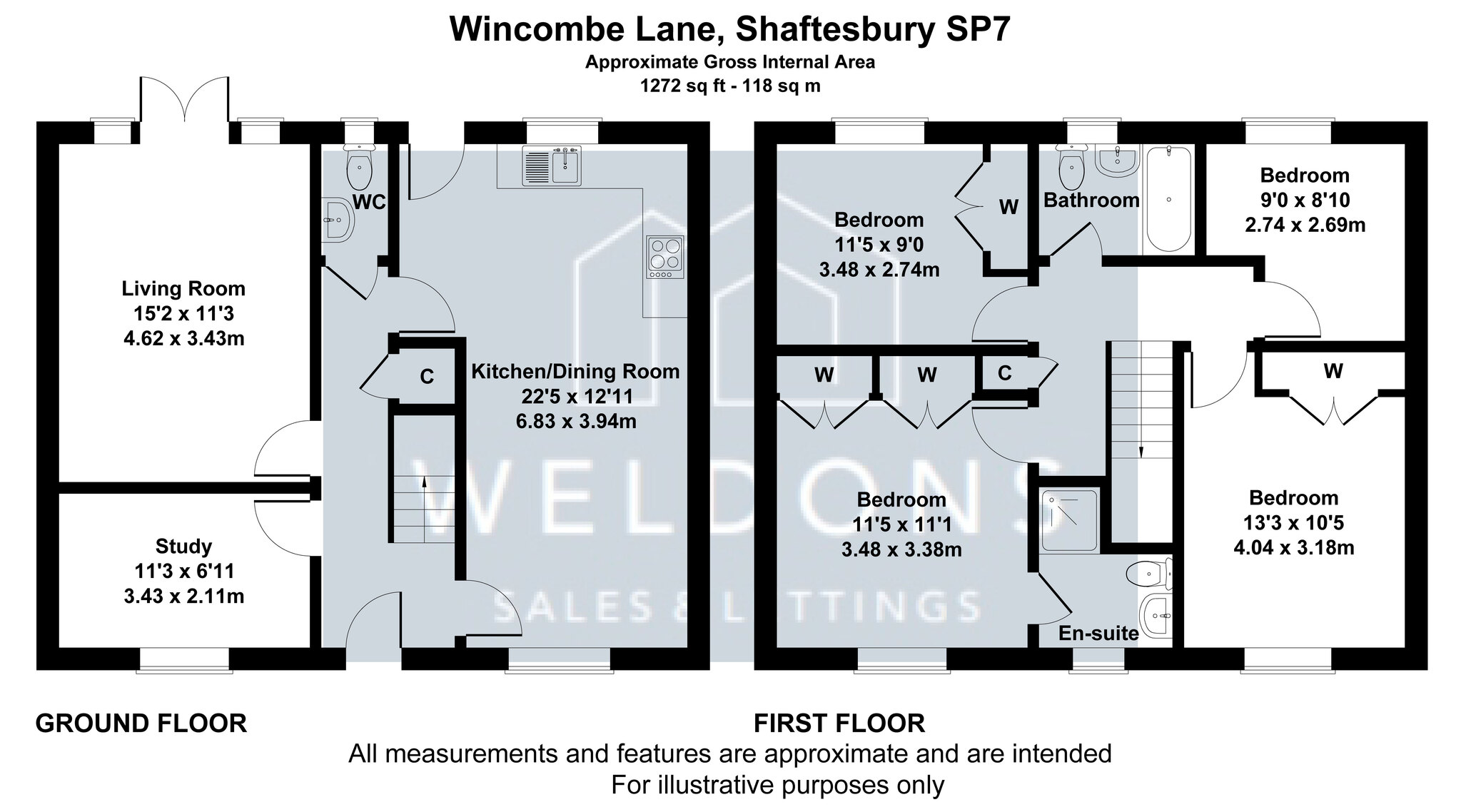 44 Wincombe Lane, Shaftesbury floorplan